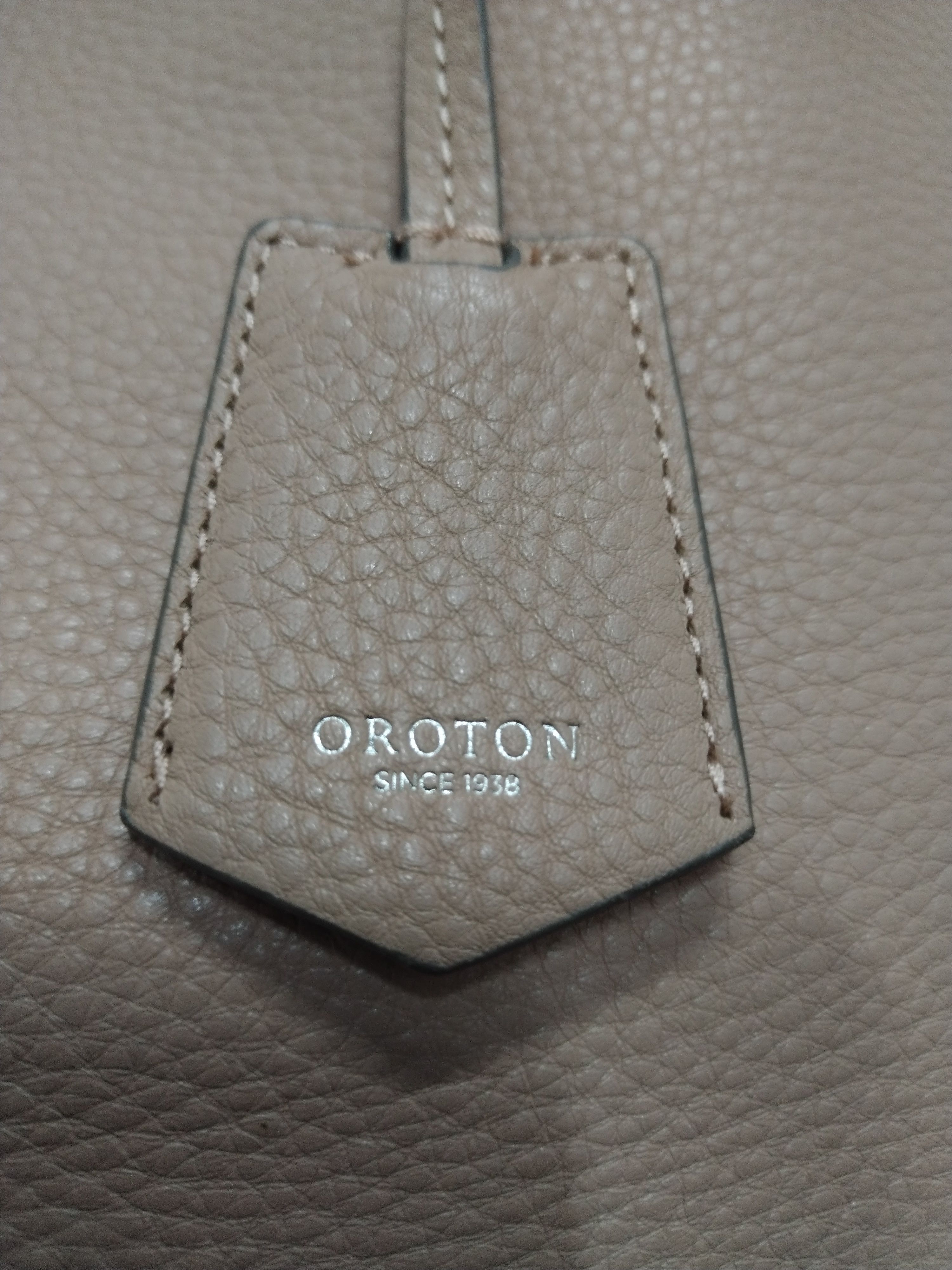 Genuine Leather AUTHENTIC OROTON GENUINE LEATHER TOTE BAG Size ONE SIZE - 6 Thumbnail