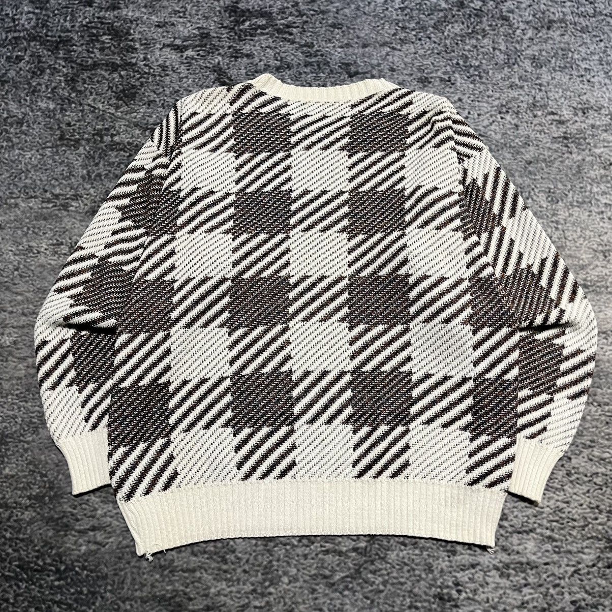 Vintage Vintage 90s New Yorker Plaid Pattern Grandpa Sweater Large Size US L / EU 52-54 / 3 - 6 Thumbnail