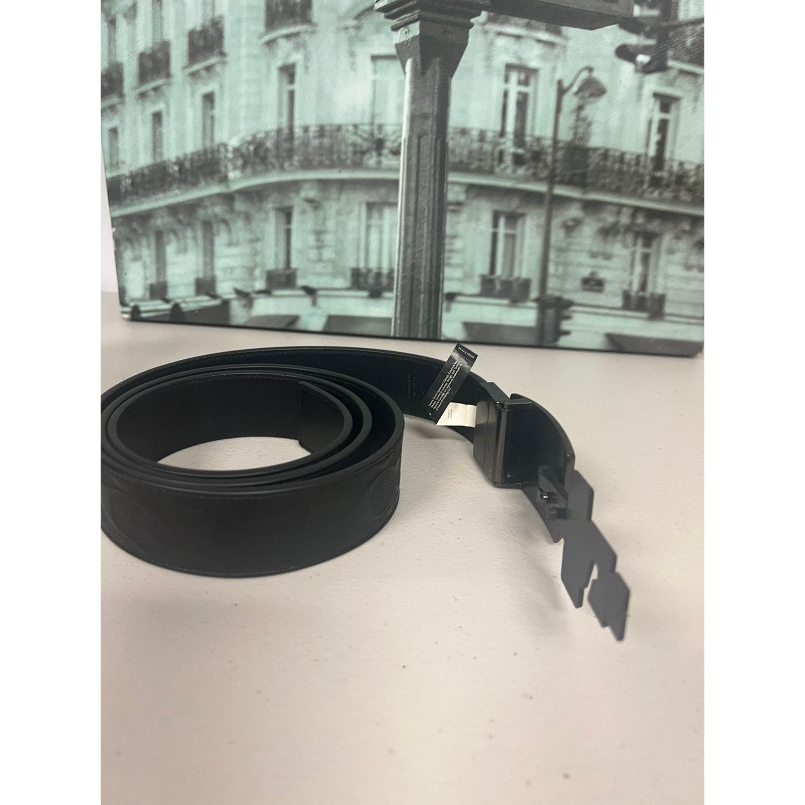 Coach Coach F12026 Black Reversible Belt Cut To Size 38mm Size 38 - 4 Thumbnail