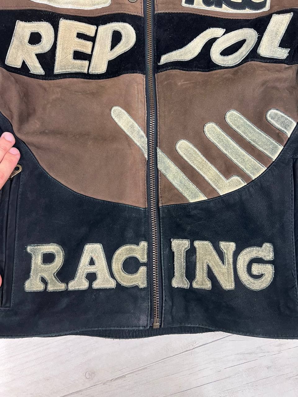 Honda Vintage HONDA Repsol Racing Motorcycle Leather Jacket 90s Size US S / EU 44-46 / 1 - 9 Thumbnail
