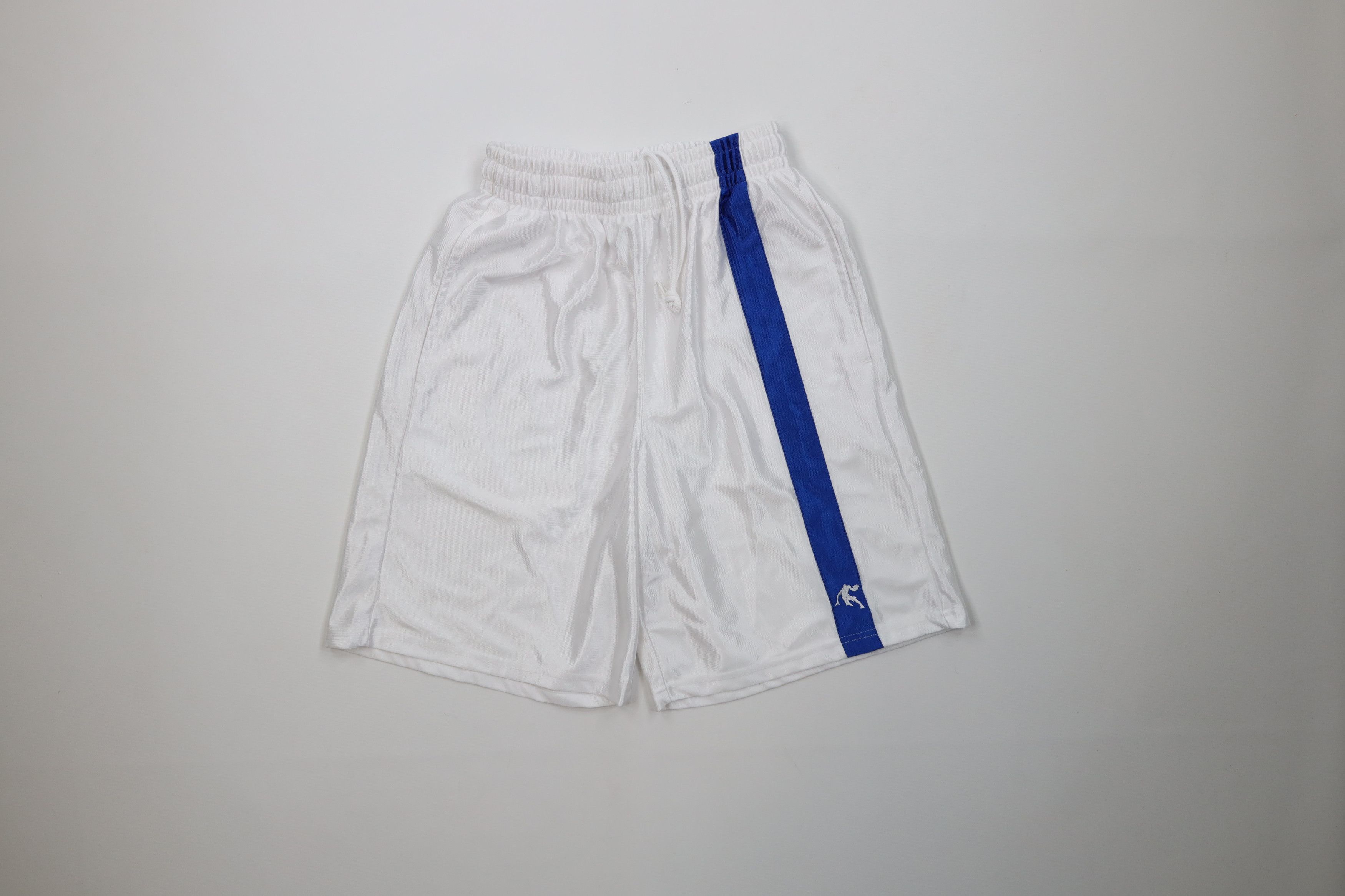 Vintage And1 And One Basketball Gym Basketball Shorts White Blue Size US 30 / EU 46 - 1 Thumbnail