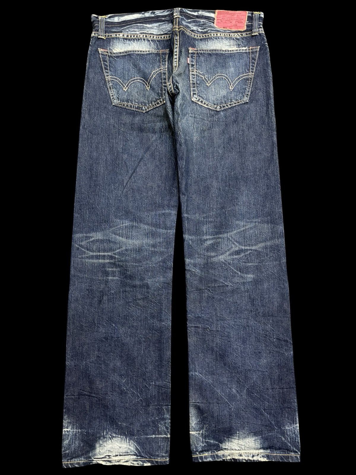 Edwin 💥90s Style💥Vintage Wide Edwin 504R Cool Fades Denim F606 Size US 37 - 2 Thumbnail