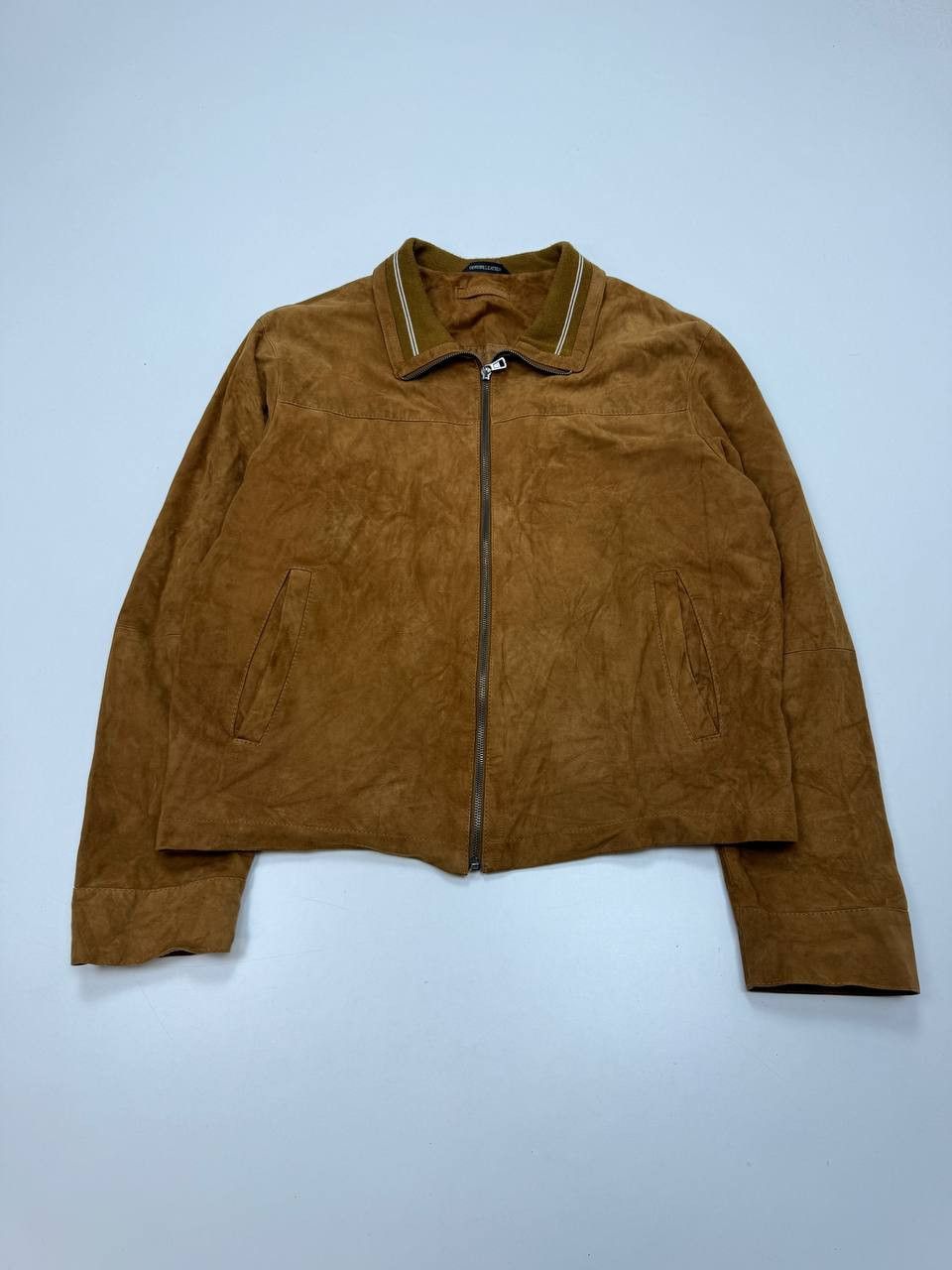 Vera Pelle Vera Pelle Vintage Tan Leather Zip Jacket Men Size US M / EU 48-50 / 2 - 1 Thumbnail