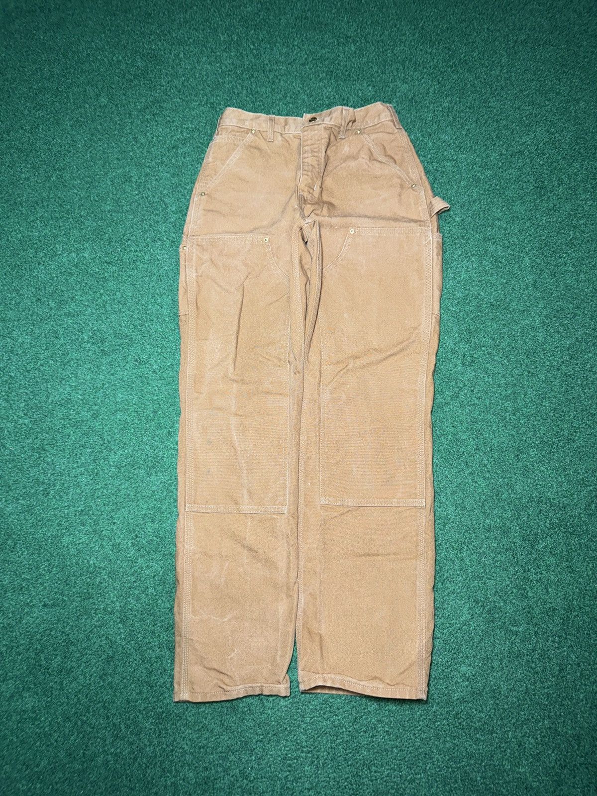 Other Carhartt Double Knee 30x32 Carpenter Canvas Work Wear Pants Size US 30 / EU 46 - 1 Thumbnail