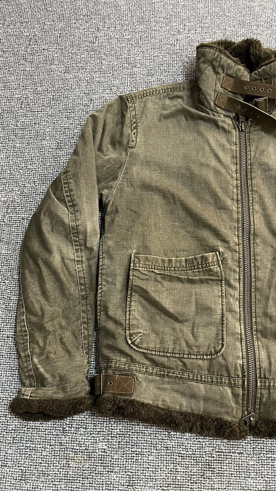 Johnbull Vintage Johnbull Inner Fur Jacket like B 3 Jacket Size US M / EU 48-50 / 2 - 6 Thumbnail