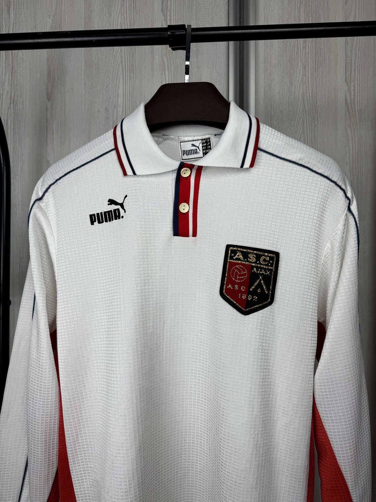 Puma Puma A.S.C Ajax Sportsman Combinatie 1892 Jersey blokecore Size US S / EU 44-46 / 1 - 3 Thumbnail