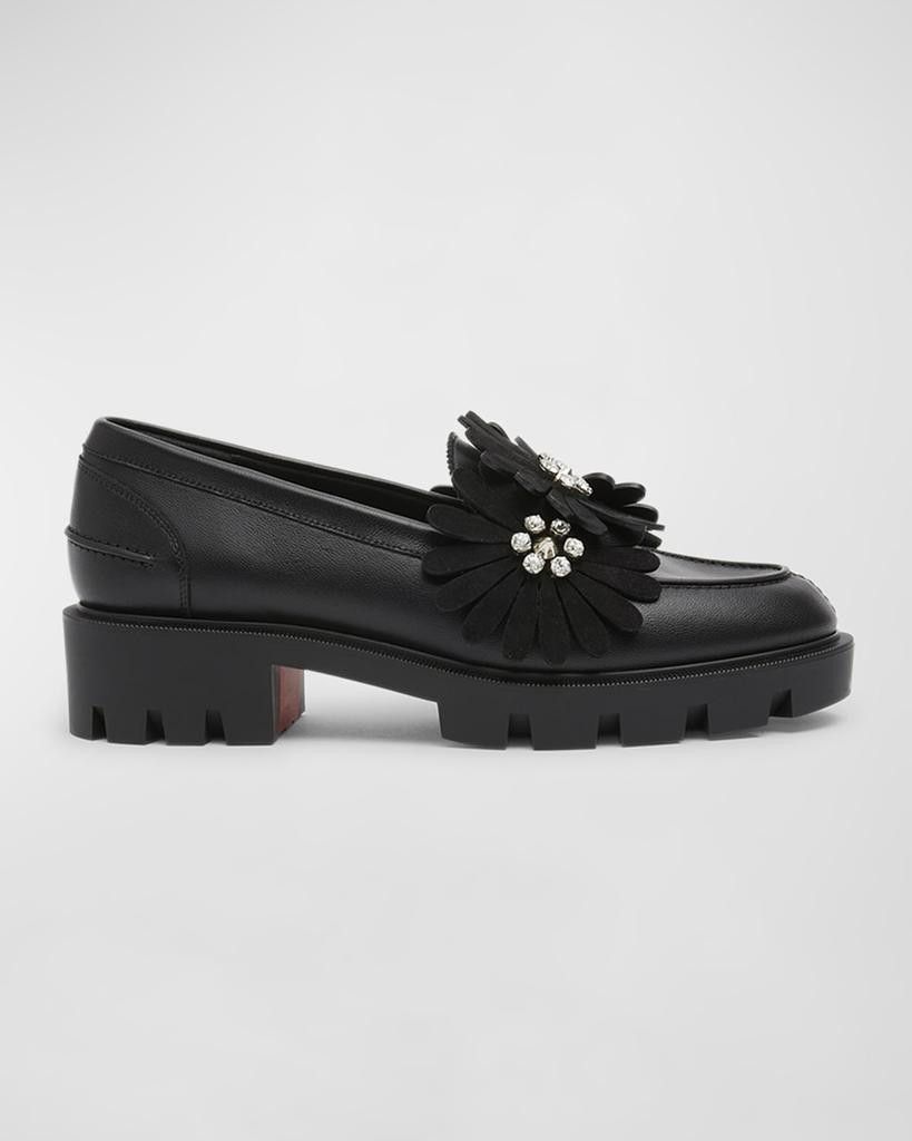 Christian Louboutin o1w1db10725 Loafers in Black Size US 8 / IT 38 - 2 Thumbnail