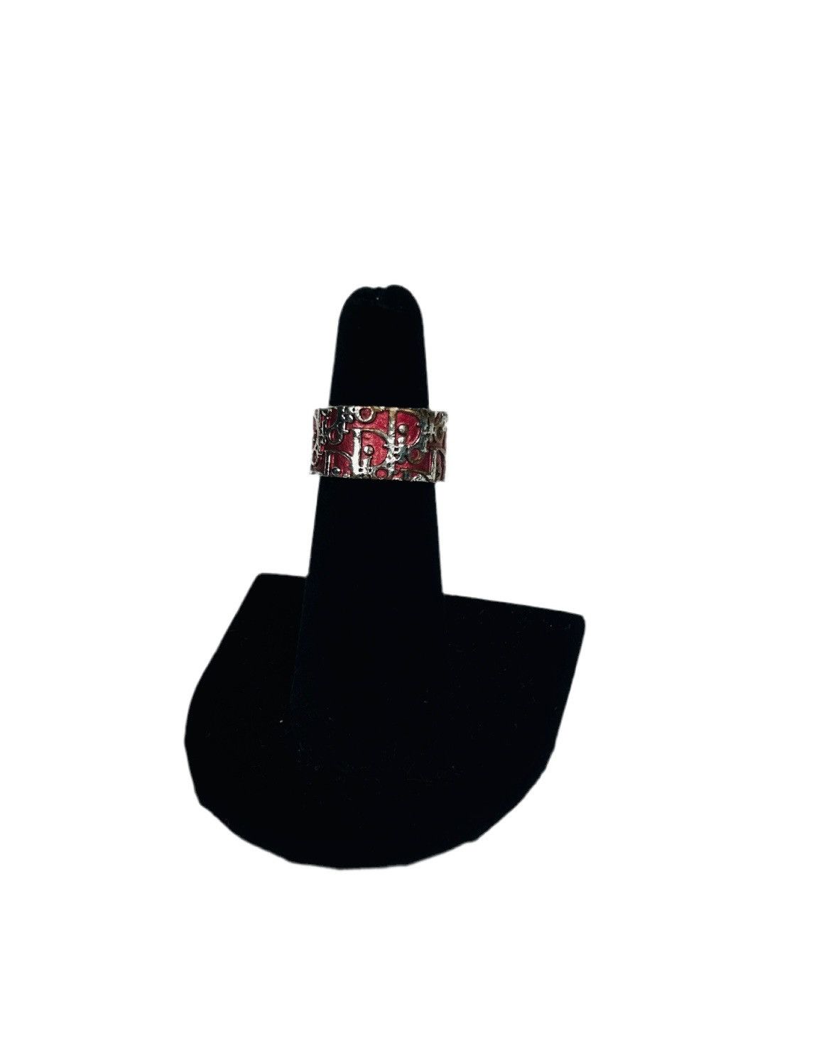 Dior Dior Red Trotter 2 Ring Size 5 Size ONE SIZE - 2 Thumbnail