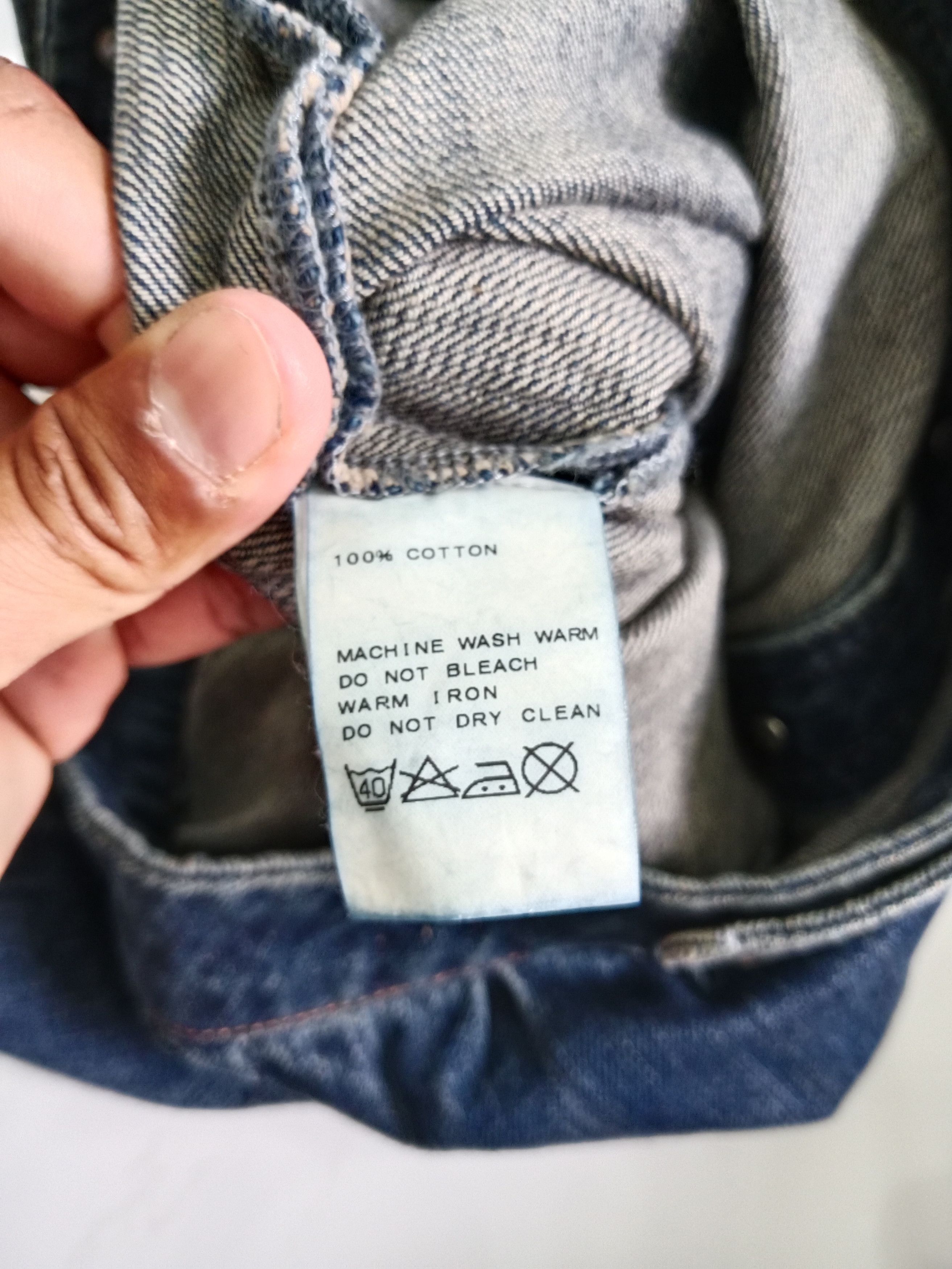 Vintage Spick And Span Blue Denim Skirt Japanese Brand Size 31" - 10 Thumbnail