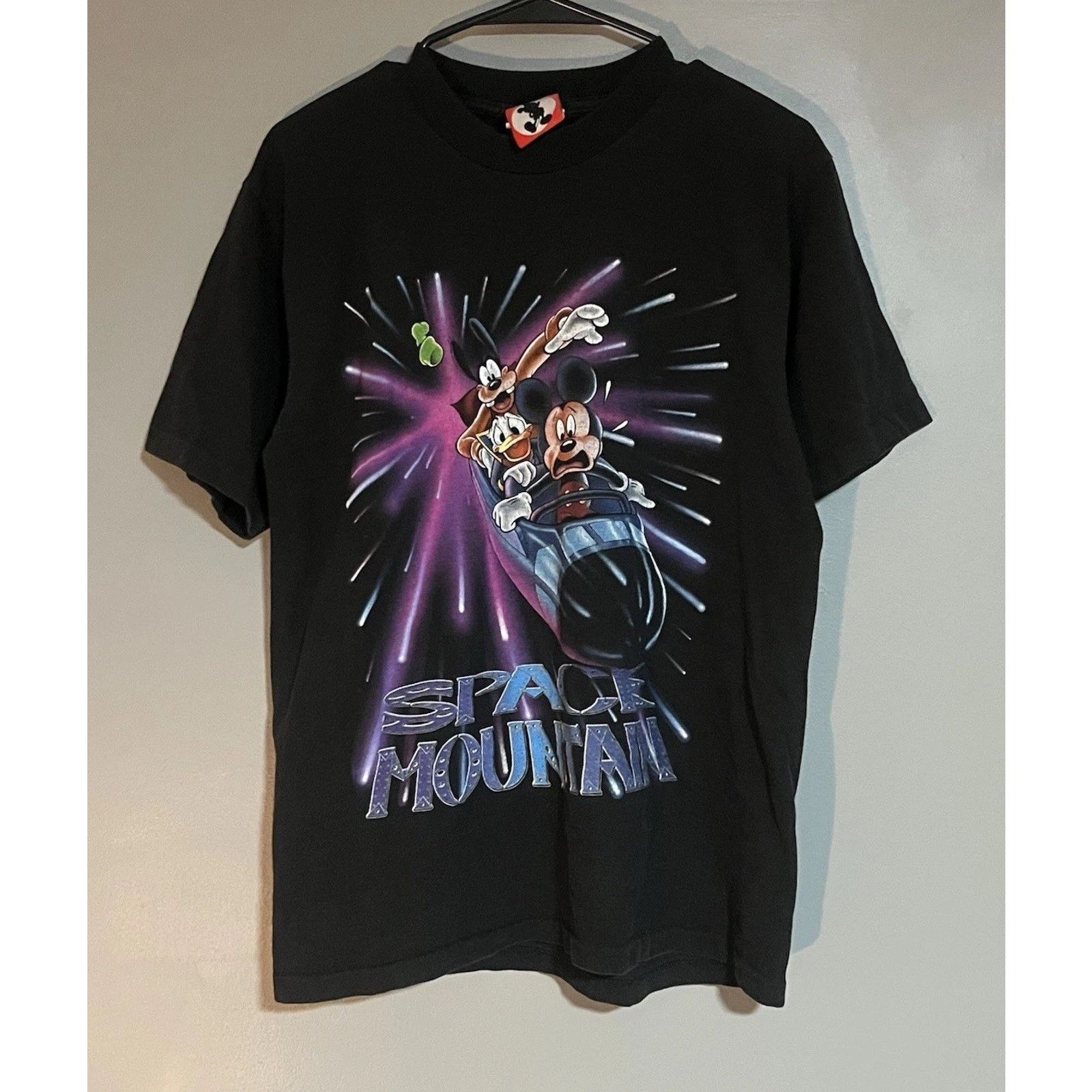 Disney Vtg Space Mountain Disney Shirt Single Stitch Mens M Grail Size US M / EU 48-50 / 2 - 1 Thumbnail
