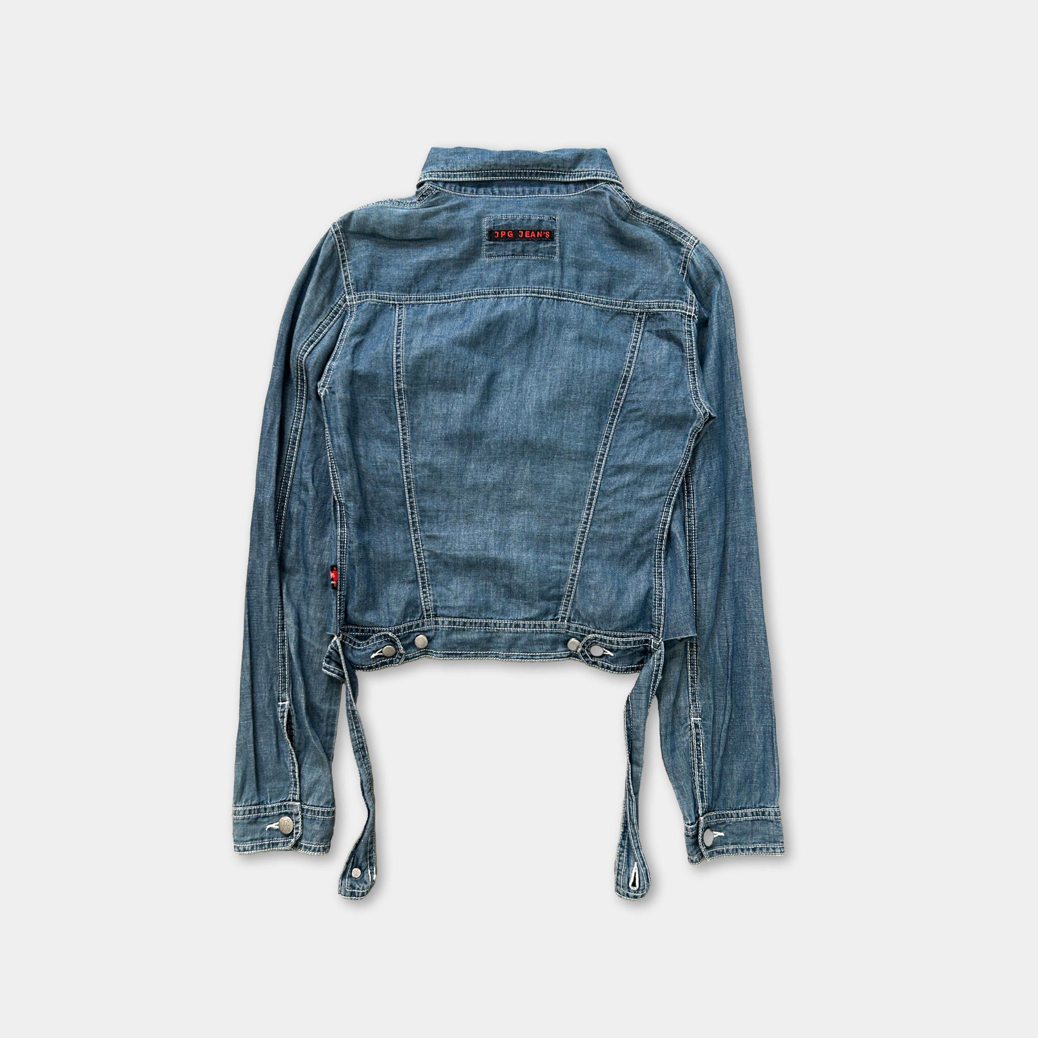 Jean Paul Gaultier Jean Paul Gaultier 2000's Open Chest Denim Jacket Size US S / EU 44-46 / 1 - 4 Thumbnail