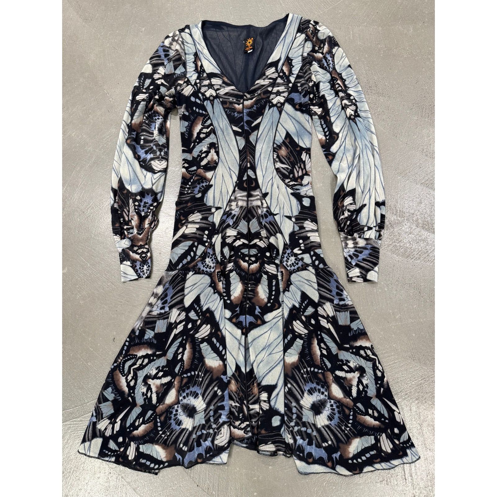 Jean Paul Gaultier 2003 Jean Paul Gaultier butterfly midi dress Size M / US 6-8 / IT 42-44 - 1 Thumbnail