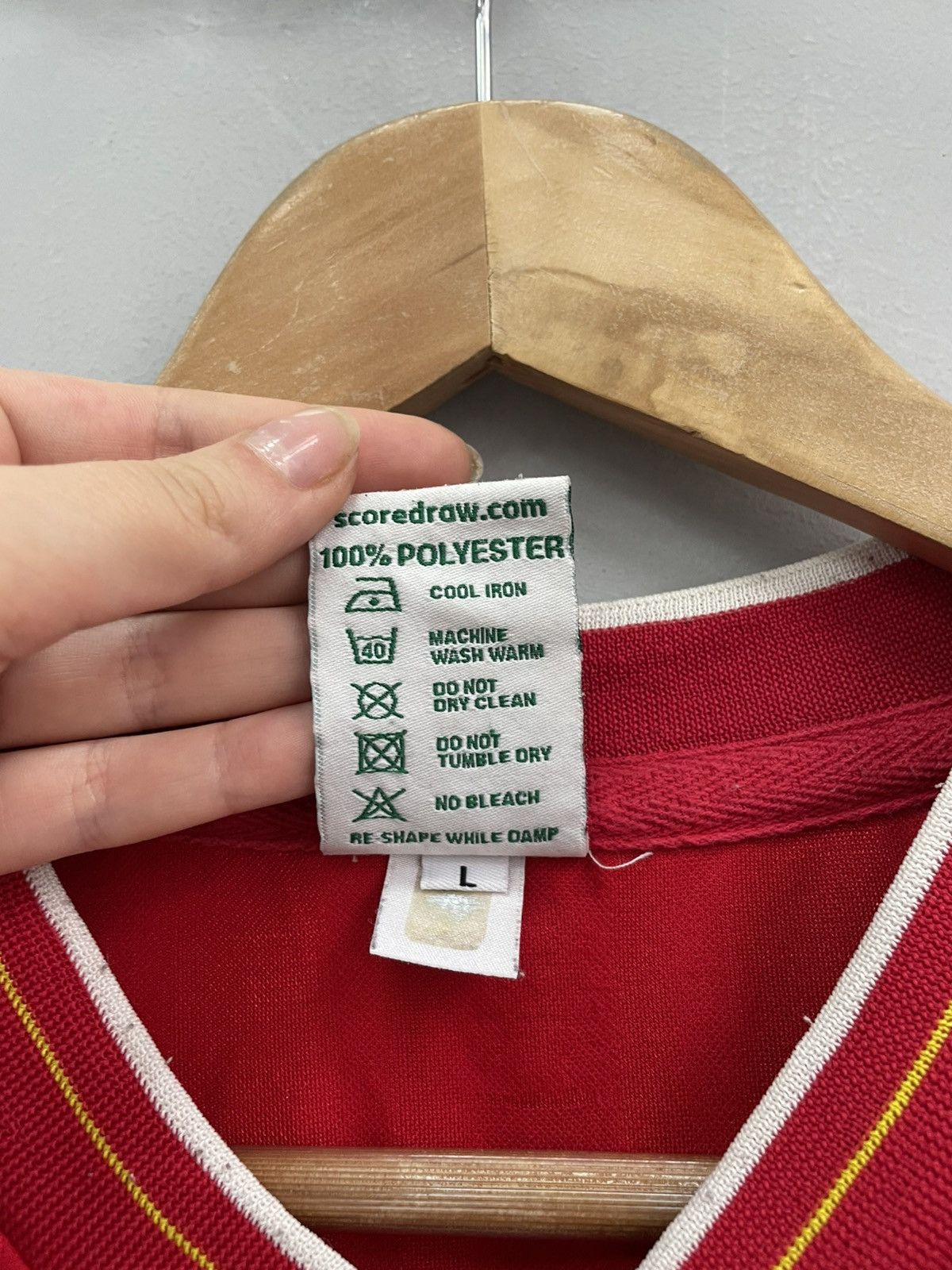 Other Rare 90s Liverpool jersey soccer y2k score draw Size US L / EU 52-54 / 3 - 8 Thumbnail