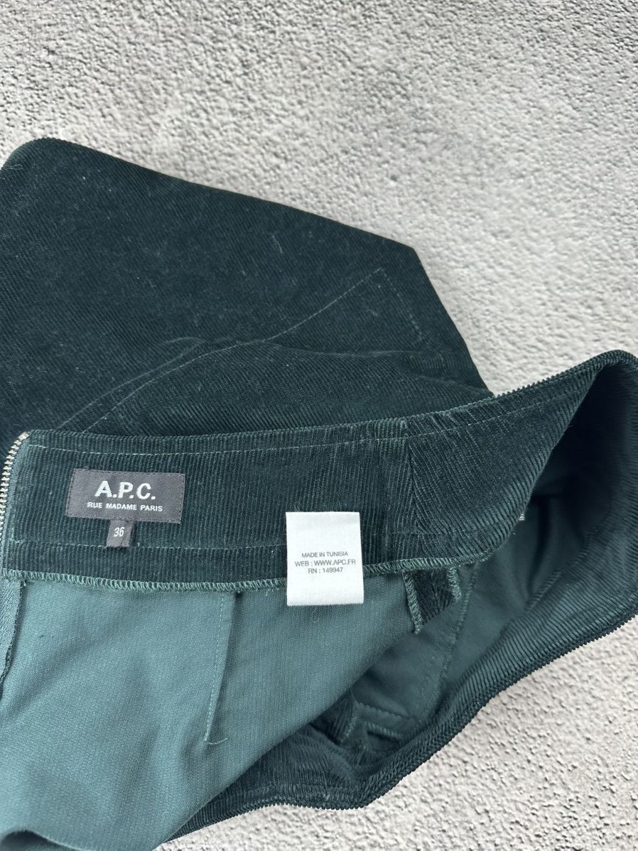 A.P.C. Vintage A.P.C Corduroy Velvet Skirt Old Money Style Classic Size 27" / US 4 / IT 40 - 10 Thumbnail