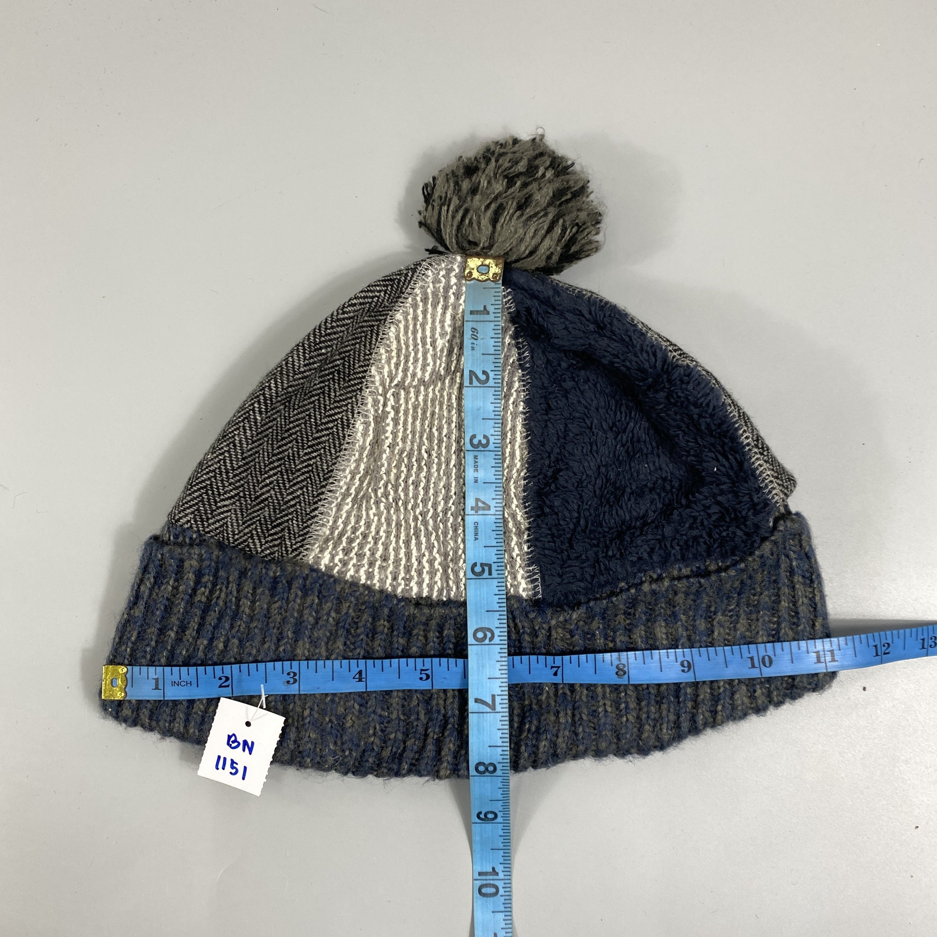 Japanese Brand Mix Pattern Snow Cap Beanie Hat -BN1151 Size ONE SIZE - 5 Thumbnail