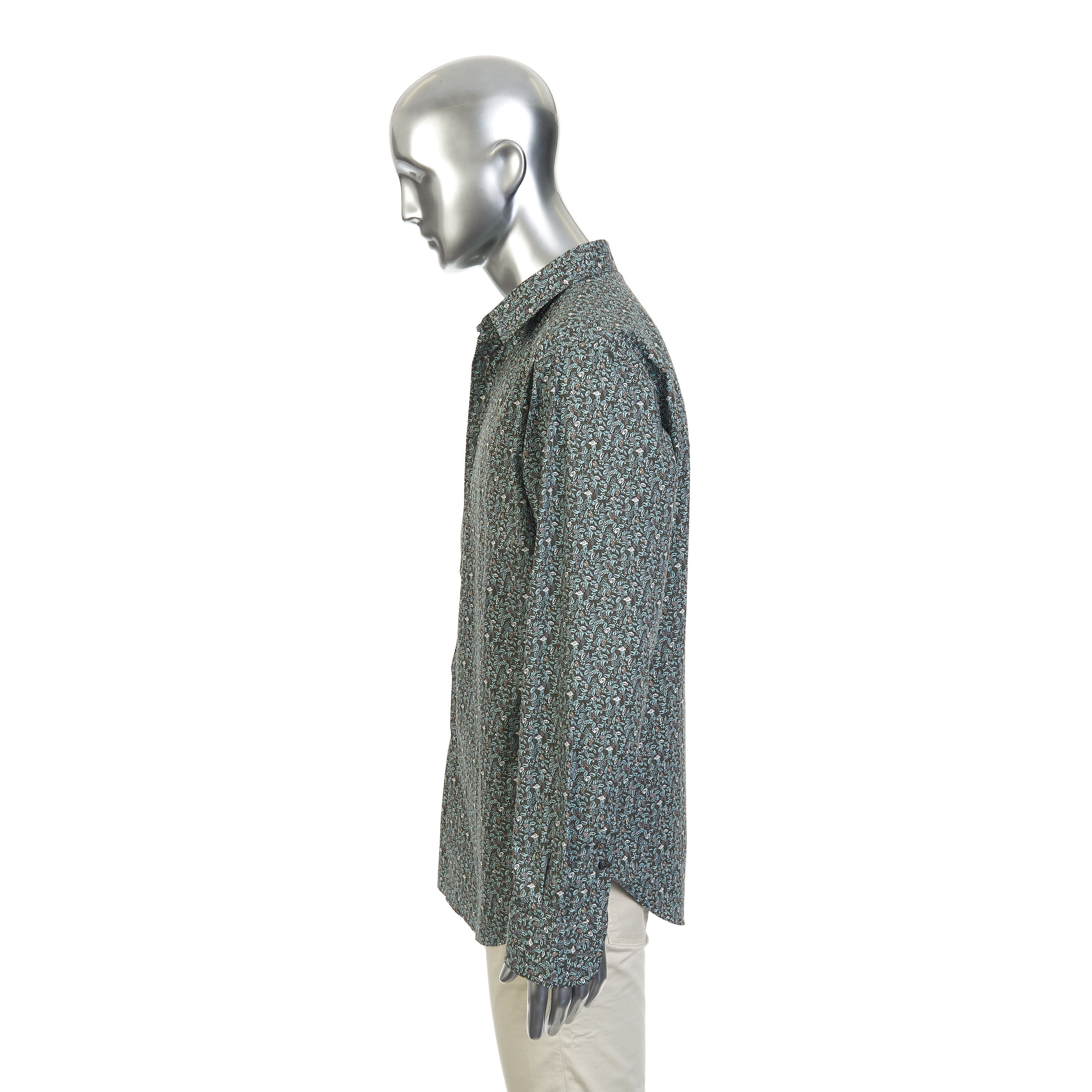 Brioni Multicolour Print Long Sleeve Shirt Size US XL / EU 56 / 4 - 3 Thumbnail