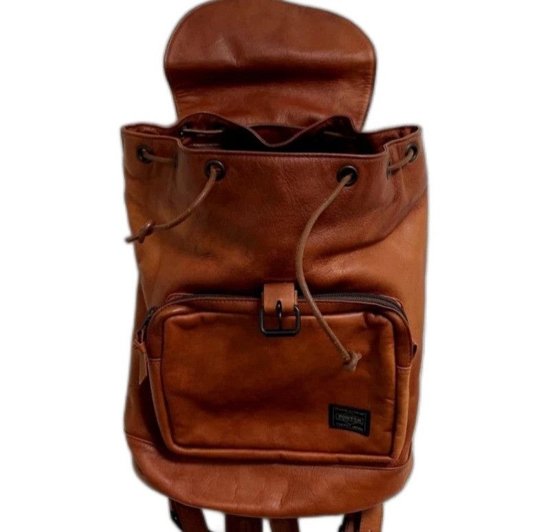 Head Porter Porter cortina leather backpack Size ONE SIZE - 4 Thumbnail