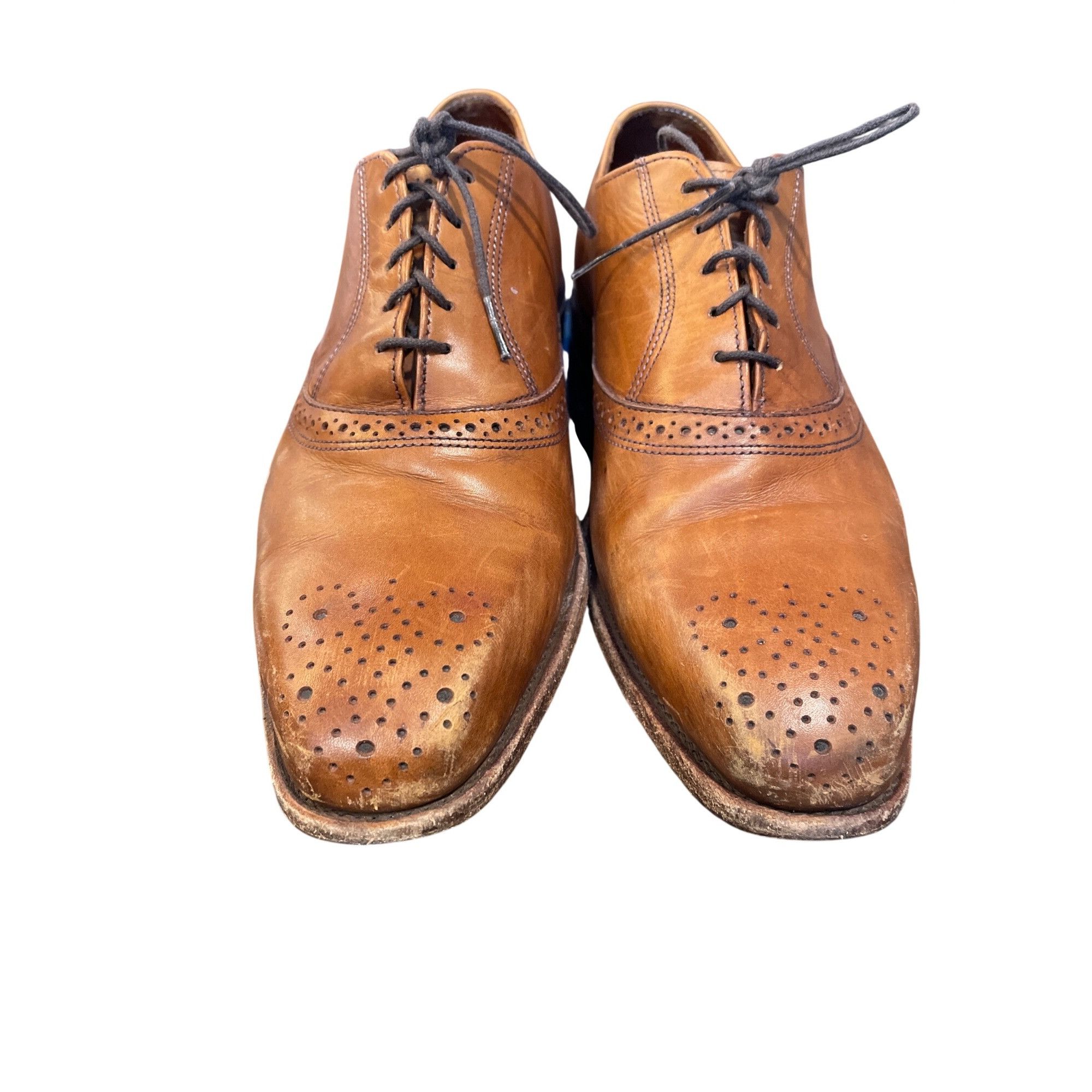 Allen Edmonds Allen Edmonds Augusta mens USA VTg brown leather oxford dre Size US 8.5 / EU 41-42 - 11 Thumbnail