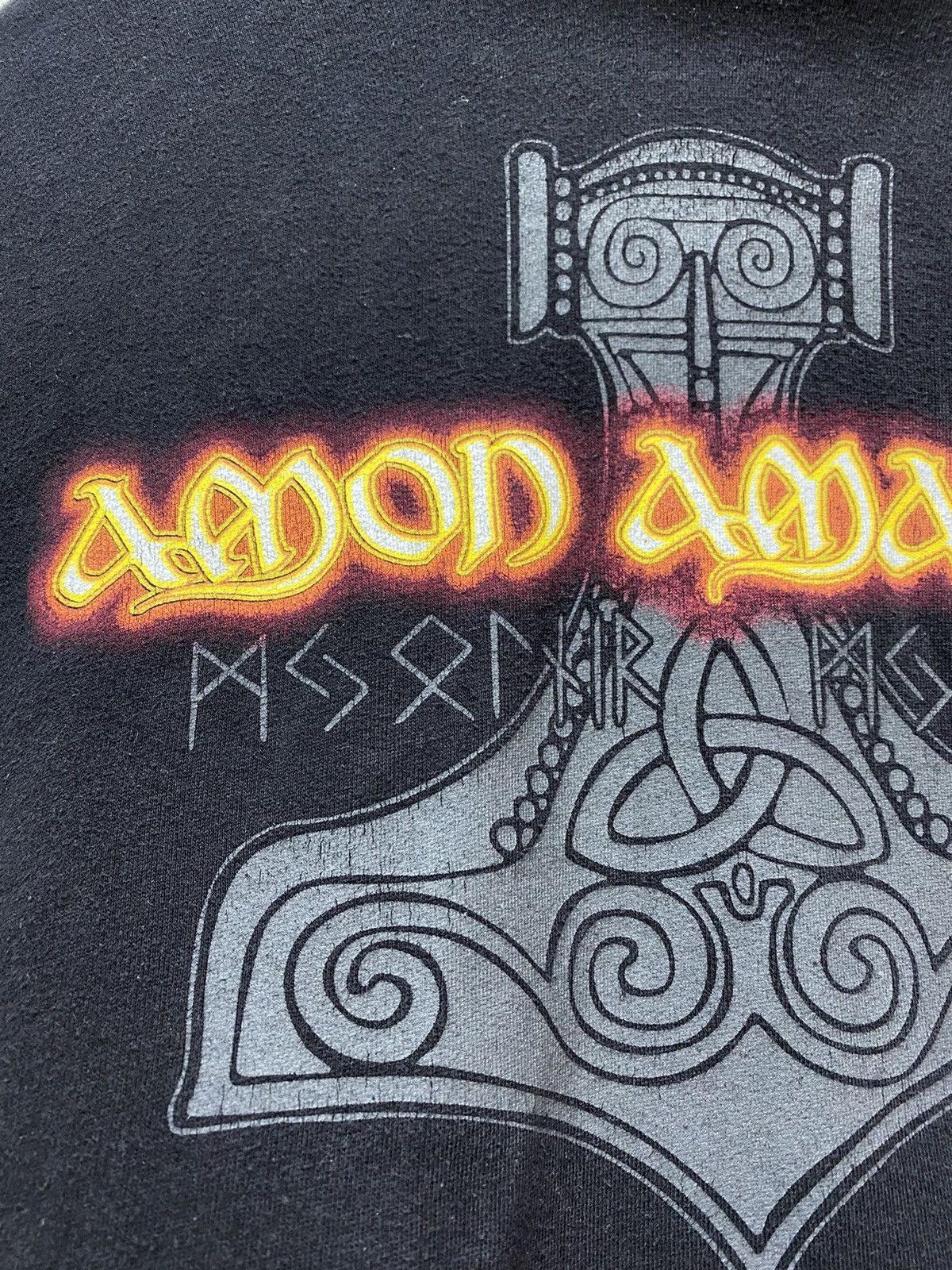 Band Tees × Vintage Vintage Amon Amarth Band Hoodie Size US M / EU 48-50 / 2 - 10 Thumbnail