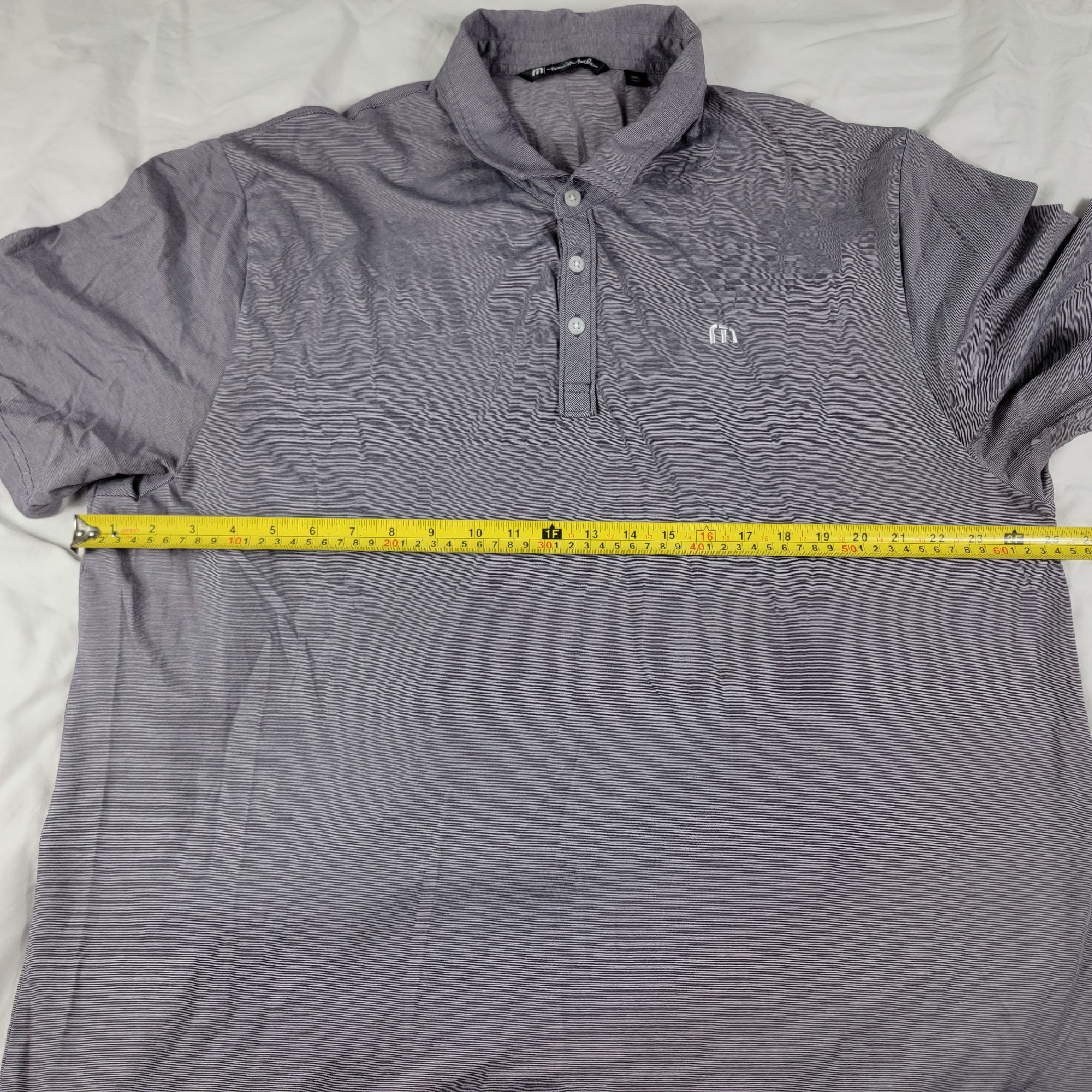 TravisMathew Travis Mathew Mens 3XL Purple Polo Shirt Short Sleeve Size US XXL / EU 58 / 5 - 8 Thumbnail