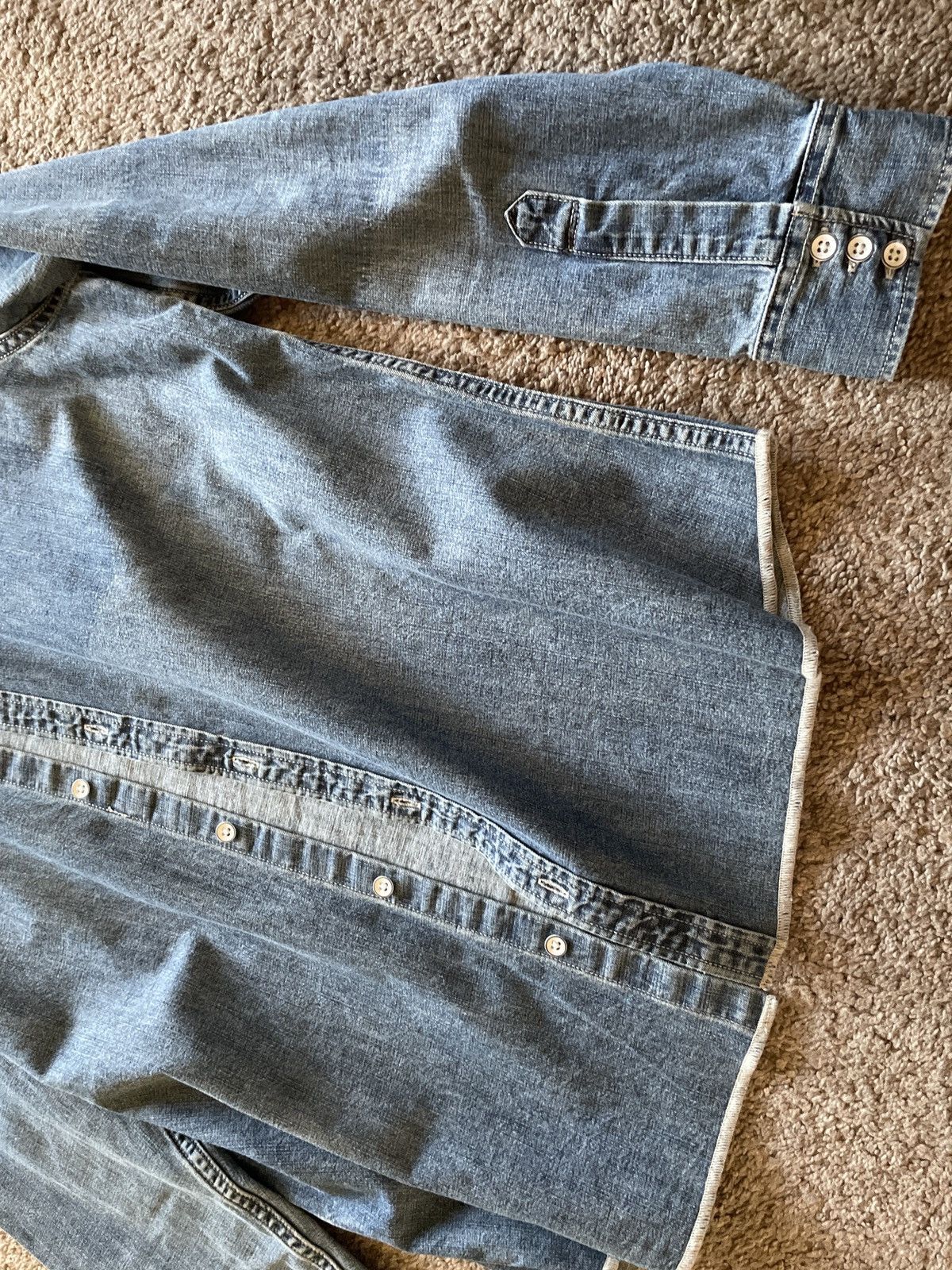 Allsaints × Vintage Allsaints Denim Button Up Size US M / EU 48-50 / 2 - 5 Thumbnail