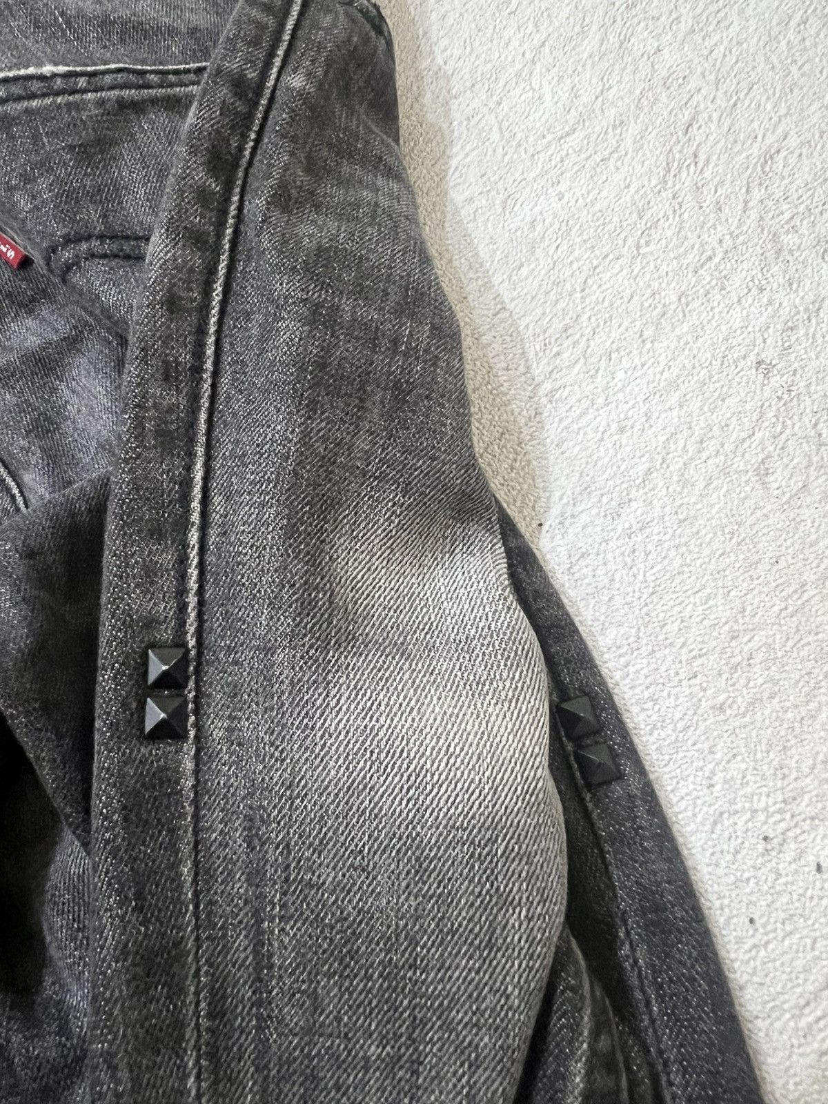 Number (N)ine 2000s Levis Cdg Helmut Studded Wash Jeans y2k Lgb Ifsix Size US 32 / EU 48 - 5 Thumbnail