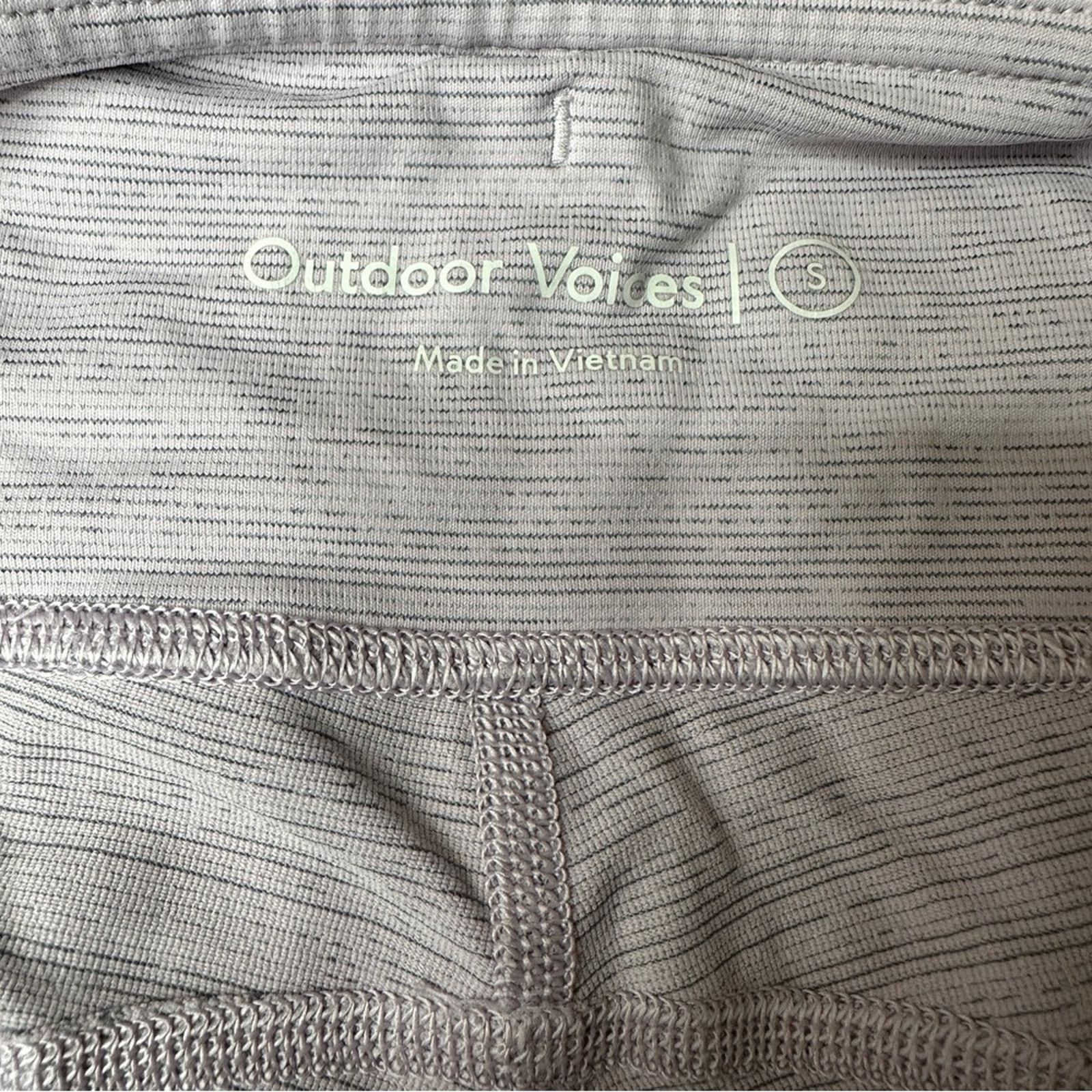 Outdoor Voices Outdoor Voices Purple Gray Techsweat Flex 7/8 Leggings Sz S Size 24" / US 00 / IT 34 - 9 Thumbnail