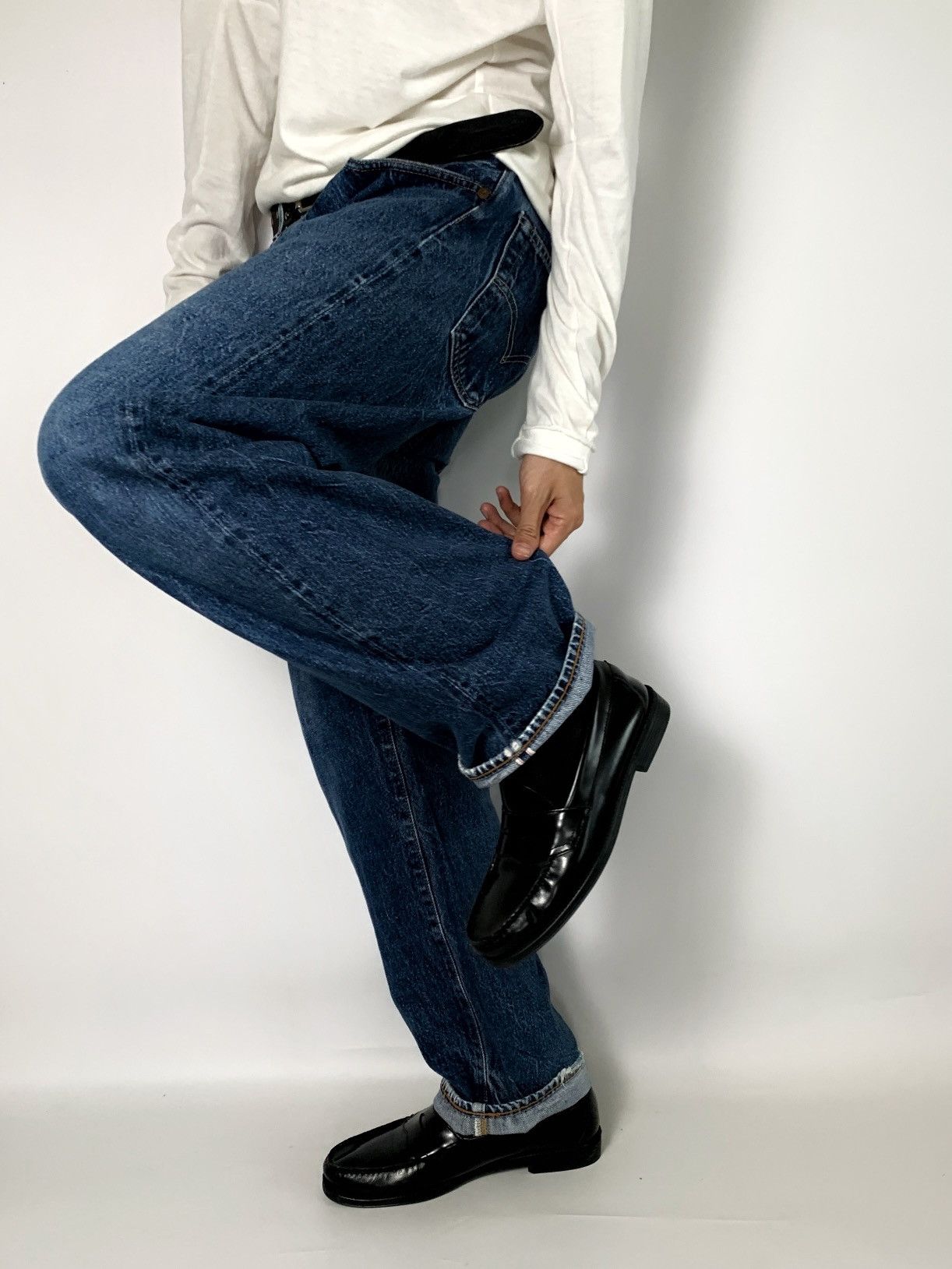 Levi's vintage levis selvedge 501xx redline distressed Size US 30 / EU 46 - 3 Thumbnail
