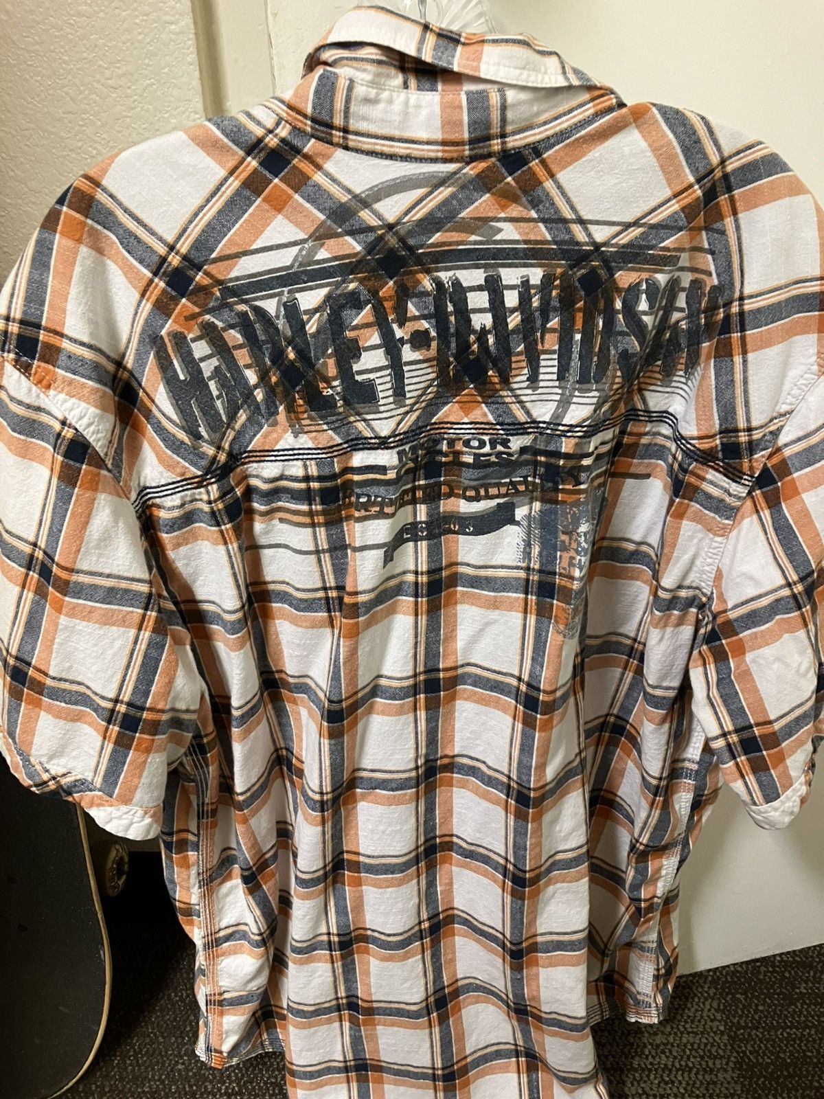 Harley Davidson × Vintage Harley Davidson flannel from the 2000s Size US XL / EU 56 / 4 - 3 Thumbnail