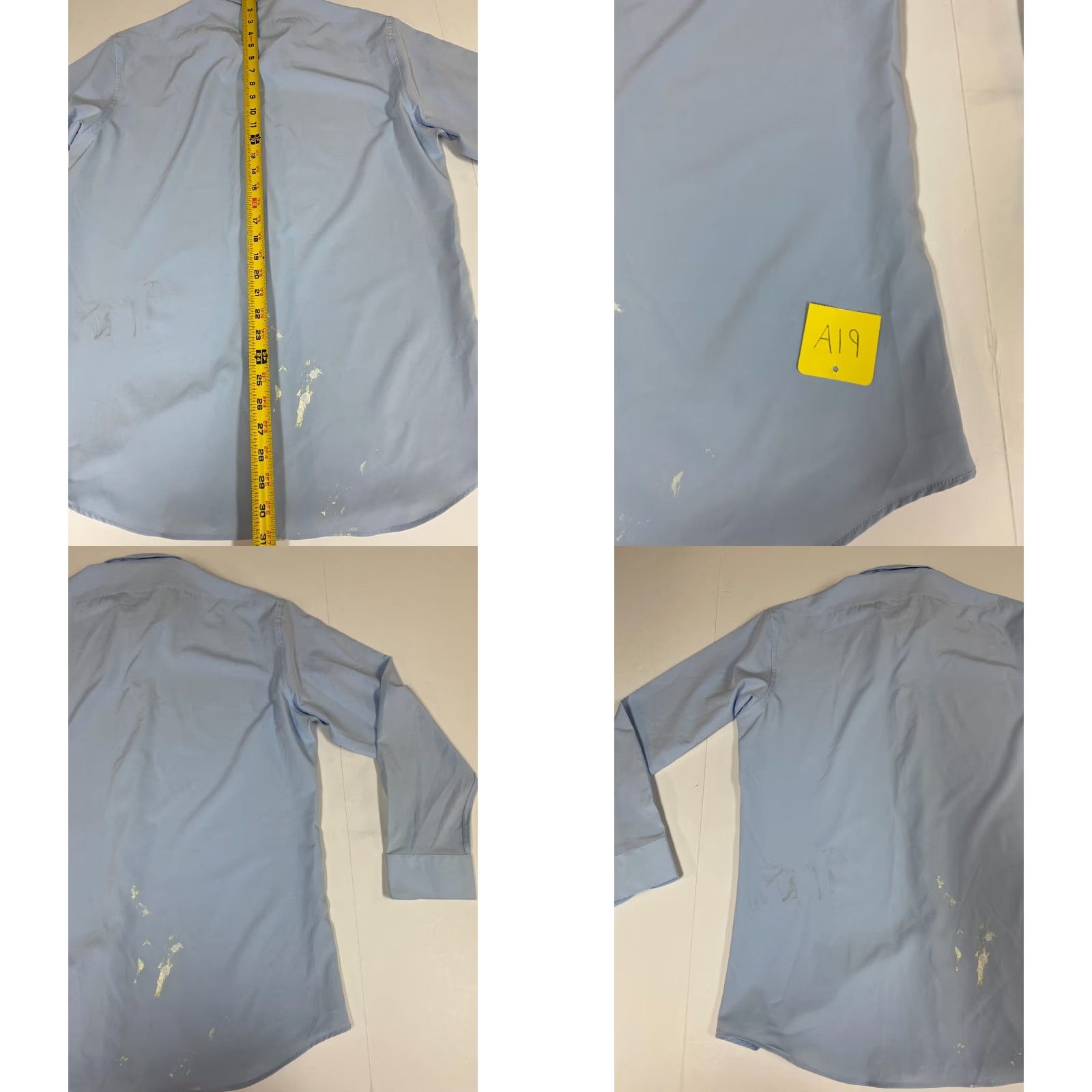 Vintage Kilburne and Finch Mens Dress Shirt 16 Blue Formal Regular Size 42R - 8 Thumbnail