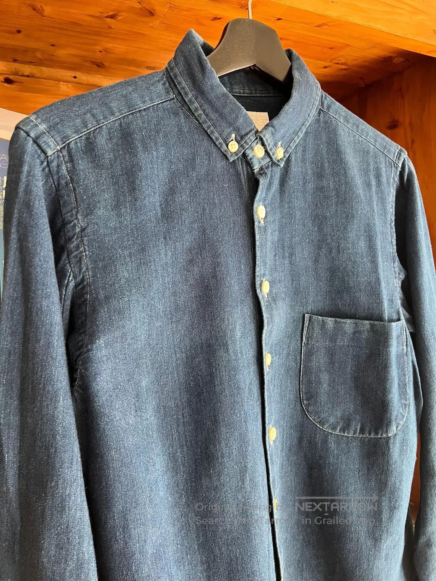 Nanamica Nanamica Japanese Indigo Denim Shirt. Size US S / EU 44-46 / 1 - 5 Thumbnail