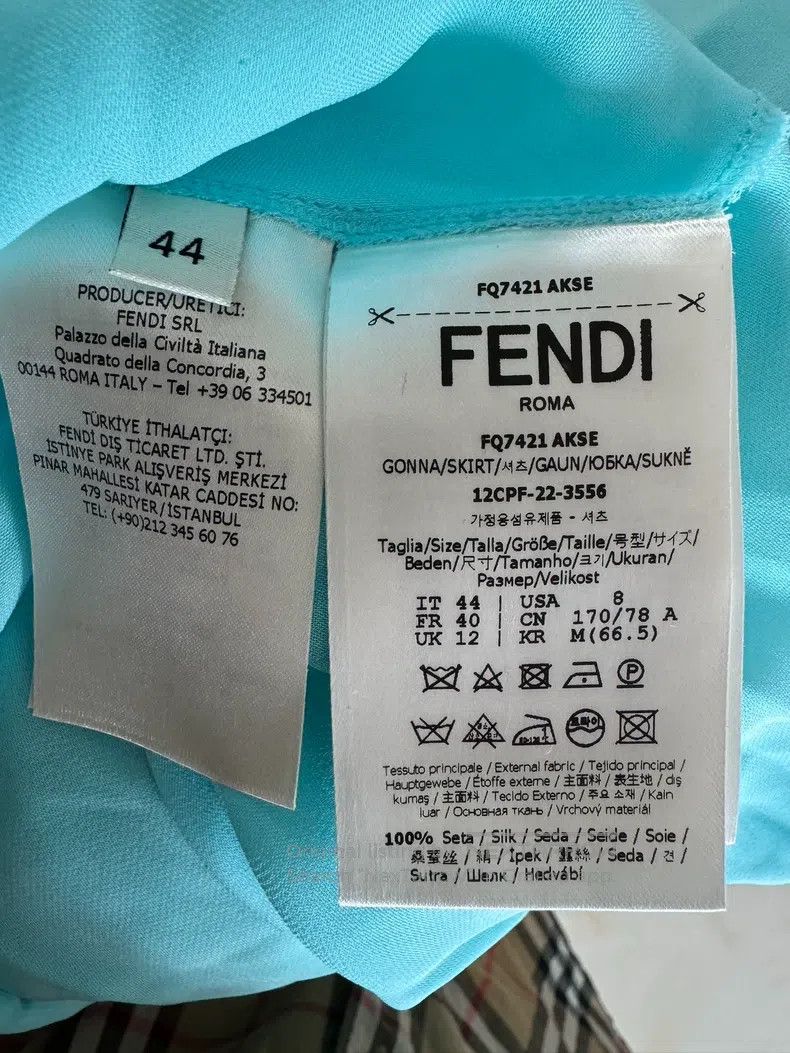 Fendi Fendi Silk Elegant Skirt Size 28" / US 6 / IT 42 - 5 Thumbnail