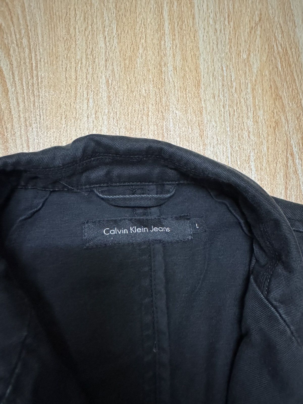 Calvin Klein Calvin Klien Jeans Button Summer Light Jacket Size US L / EU 52-54 / 3 - 8 Thumbnail