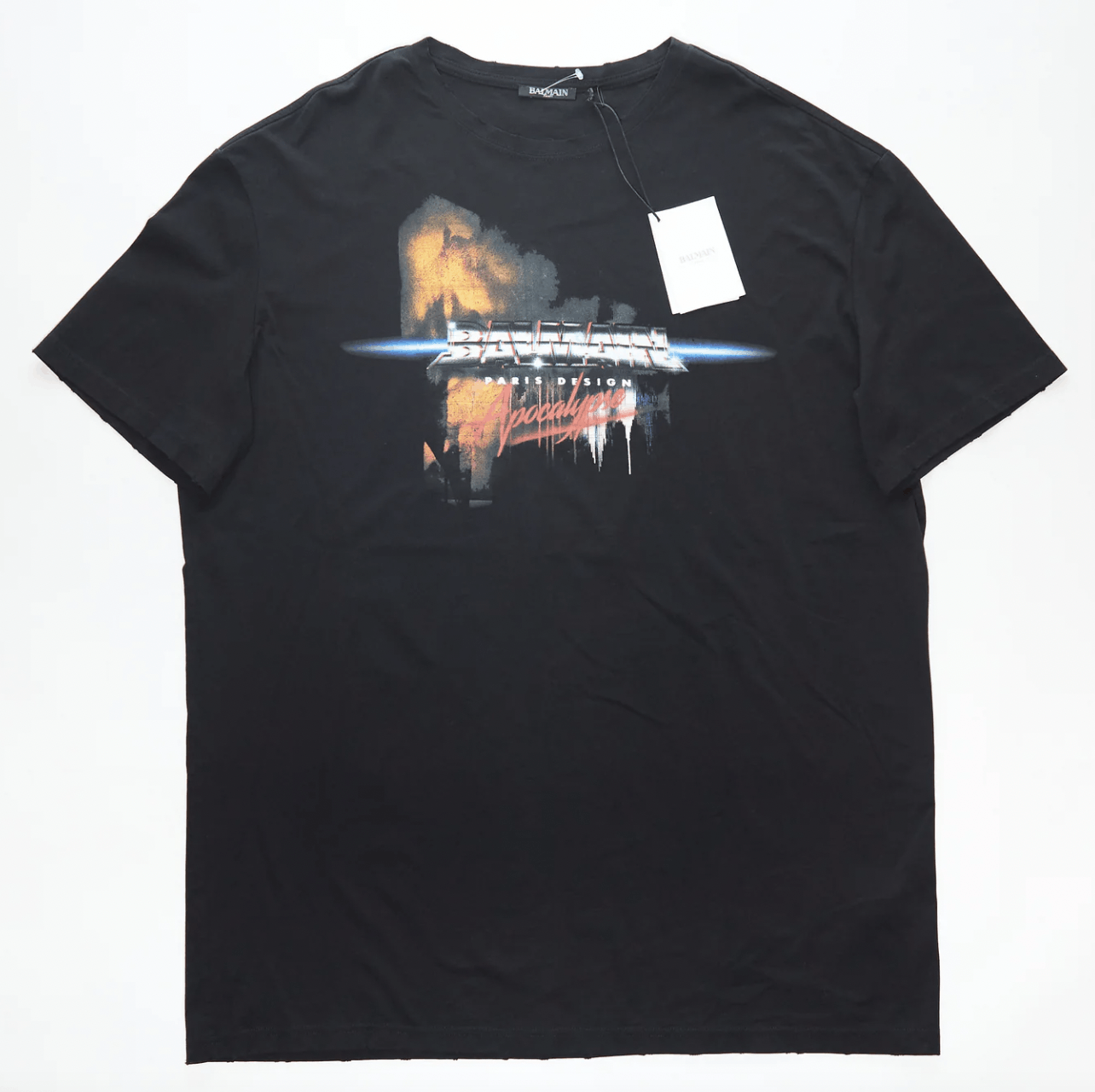 Balmain Balmain Apocalypse Logo T-Shirt Size US XL / EU 56 / 4 - 1 Thumbnail