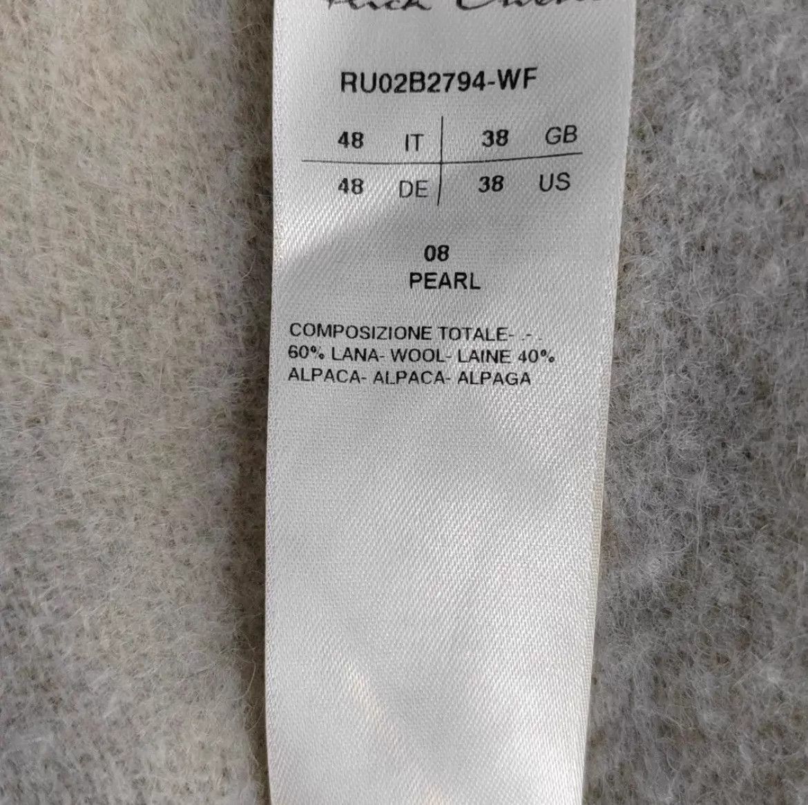 Rick Owens [Authentic Product at a Great Price] Rick Owens Jacket Size M / US 6-8 / IT 42-44 - 7 Thumbnail