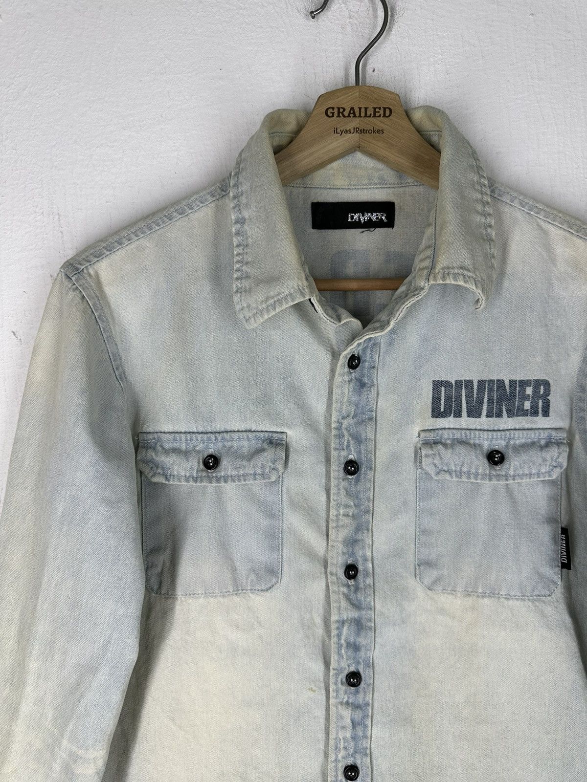 Japanese Brand Vintage 90's Diviner Japan Mad Brute Factory Long Sleeve Size US M / EU 48-50 / 2 - 10 Thumbnail