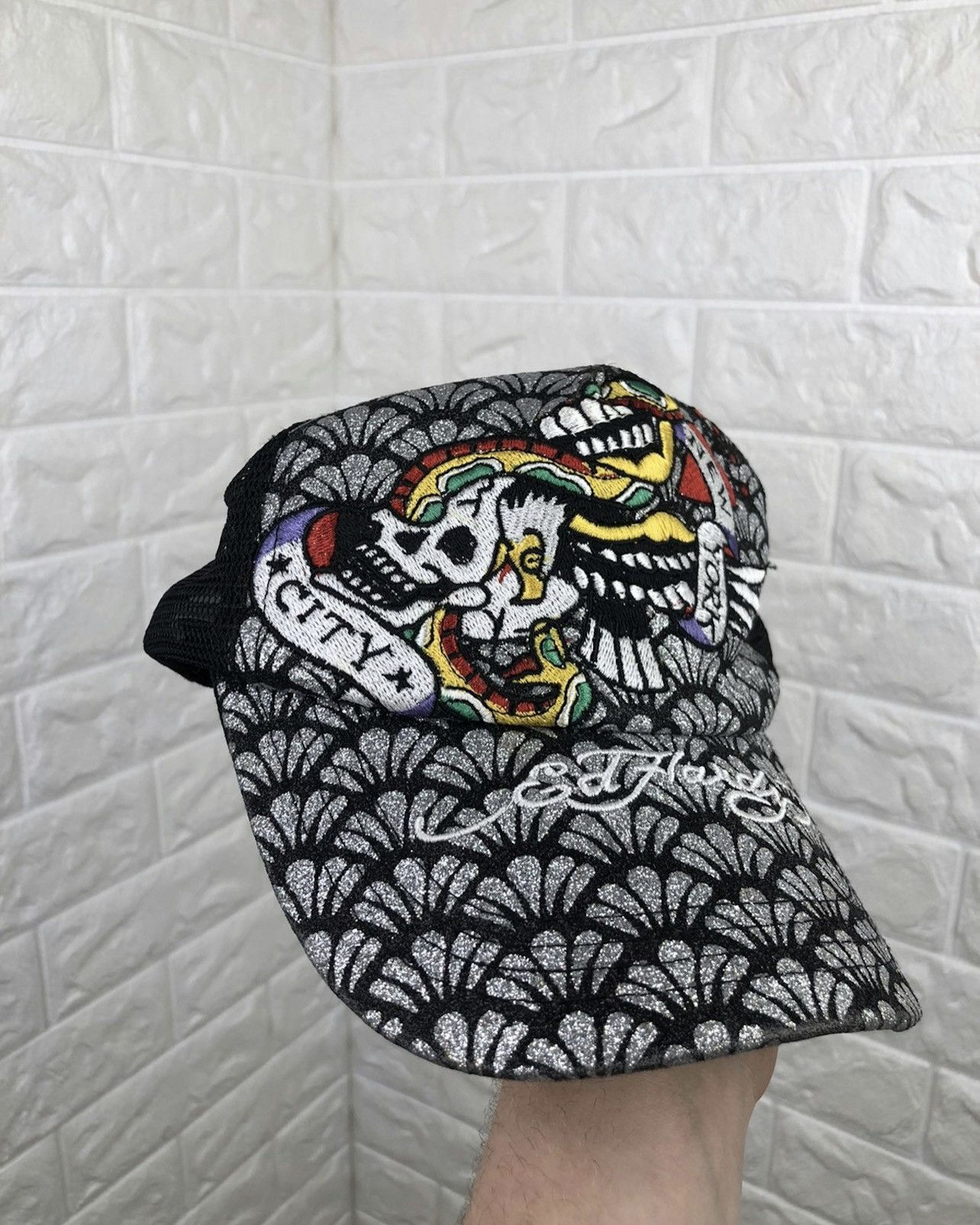 Ed Hardy Vintage Ed Hardy Cap Y2K Size ONE SIZE - 3 Thumbnail