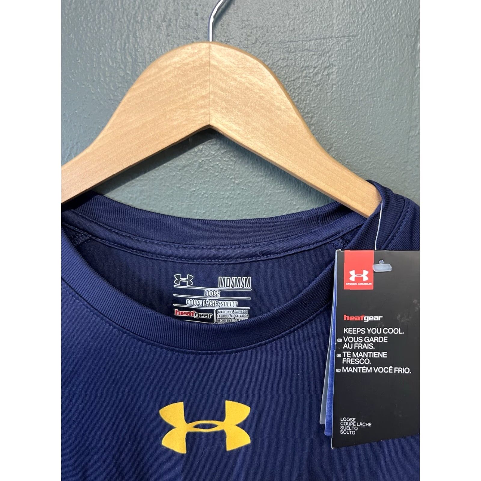 Under Armour Under Armour Shirt Mens Blue Short Sleeve California Berkley M WN T-Shirt Pullover Size US M / EU 48-50 / 2 - 3 Thumbnail