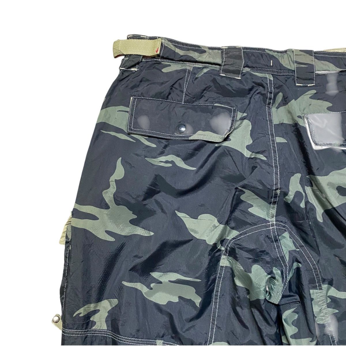 Vintage Vintage Y2K HOBO DENIM Nylon Camo Cargo Track Pants Size US 34 / EU 50 - 10 Thumbnail