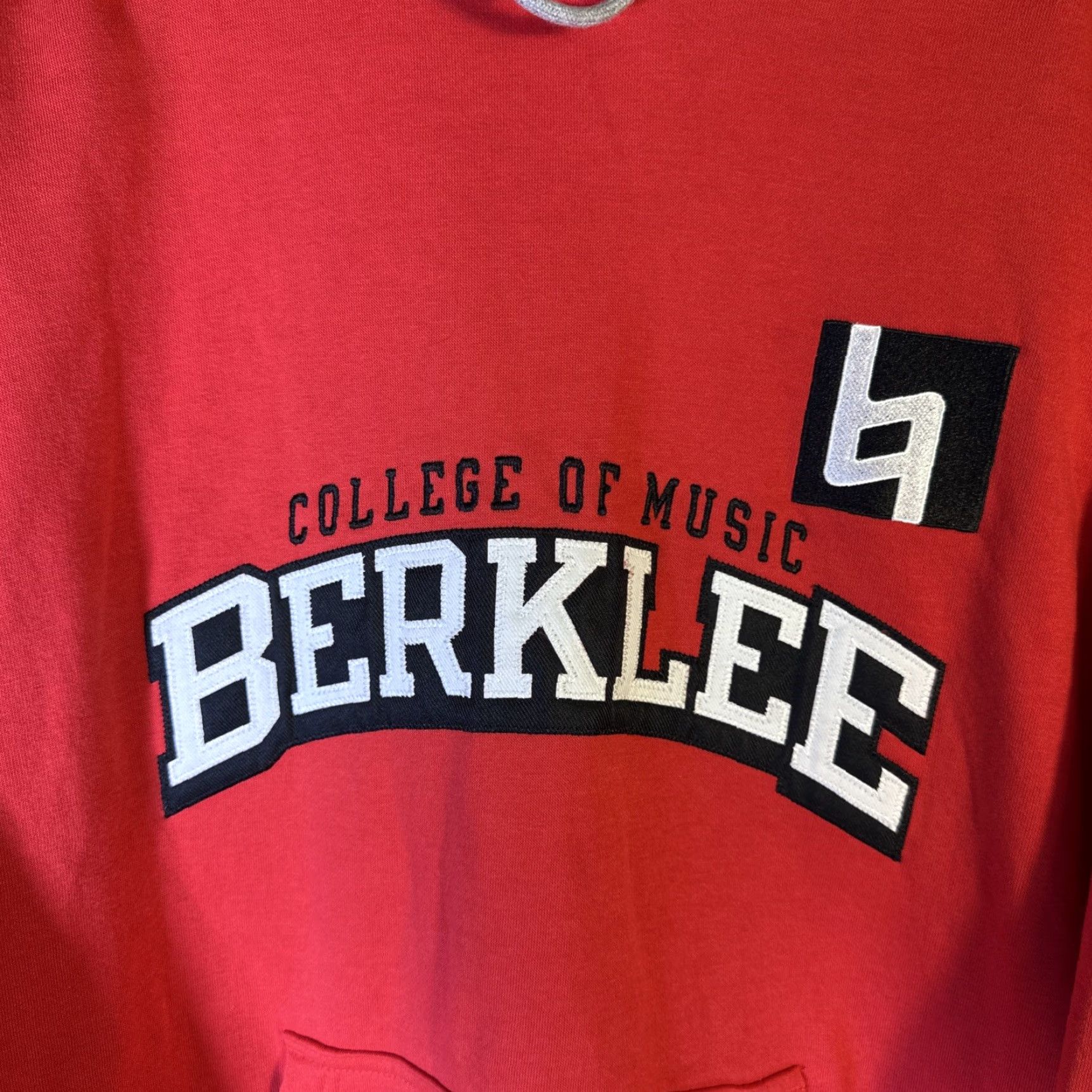 Champion Champion Hoodie Mens Large Red Berkelee College Of Music Pullover Sweatshirt Size US L / EU 52-54 / 3 - 4 Thumbnail