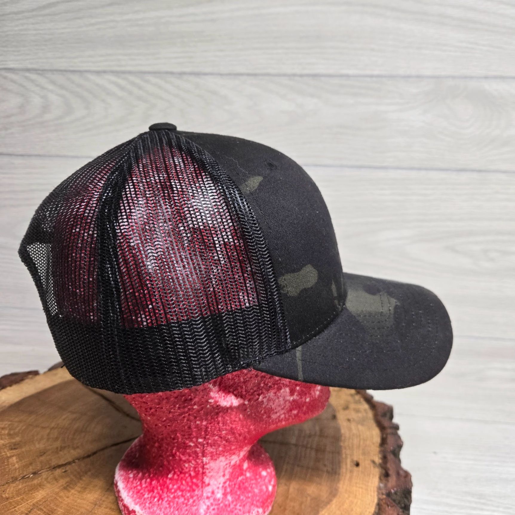Vintage The claasics Sasquatch Hoodsports Wa Cap Hat Adult Mens Adjustable SnapBack Camouflage Trucker Hat Men One Size Camo Decade Dad Theme Mens Size ONE SIZE - 4 Thumbnail