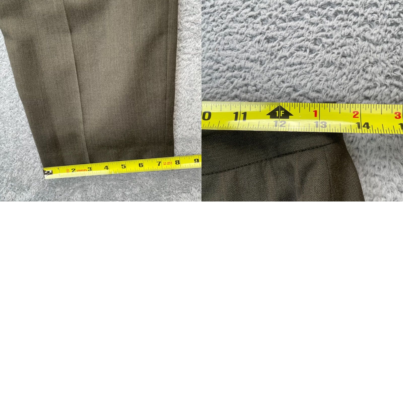 Jones New York VINTAGE Jones New York Pants Womens 10 Green Wool Straight Leg Dress Pants Boys? Size 28" / US 6 / IT 42 - 8 Thumbnail