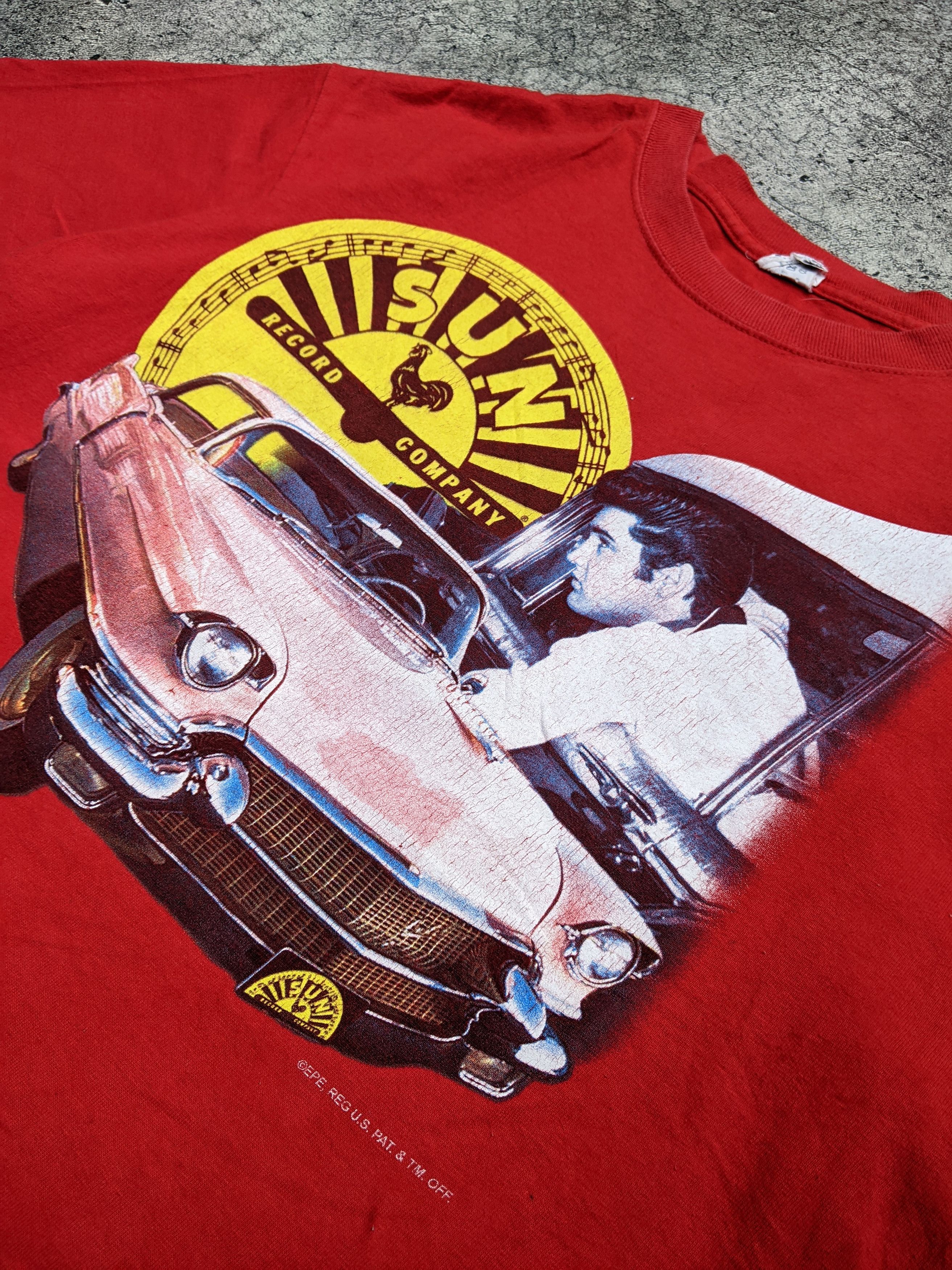 Band Tees × Vintage Vintage Sun Records Company Elvis Presley T shirt Size US L / EU 52-54 / 3 - 4 Thumbnail