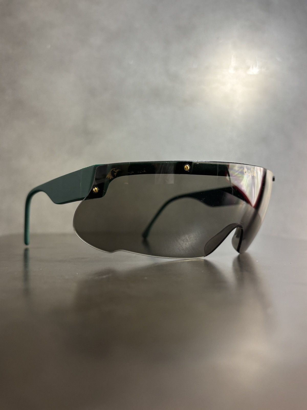 Bolle Vintage Bolle Eagle Vision Sports Wrap Visor Y2K 90s Big Size ONE SIZE - 3 Thumbnail