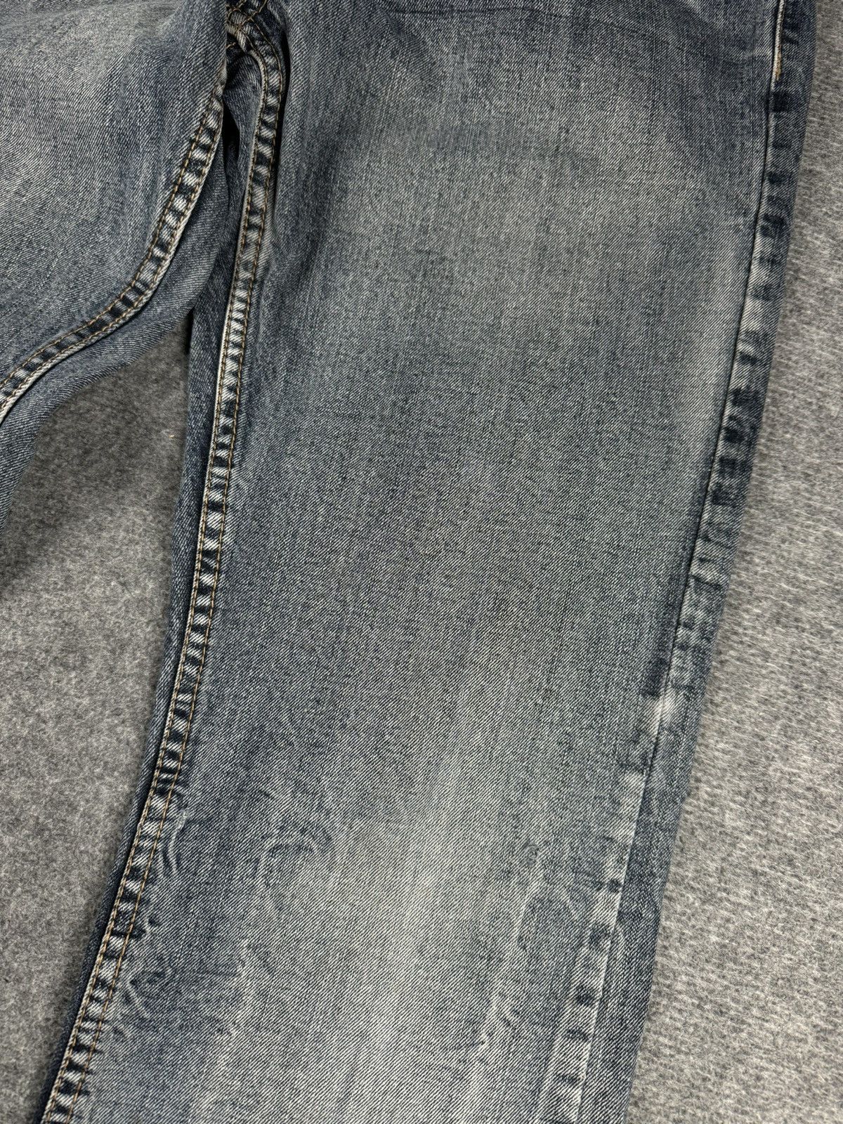 Japanese Brand Vintage distressed denim emroidered swag pants y2k denim Size US 34 / EU 50 - 9 Thumbnail