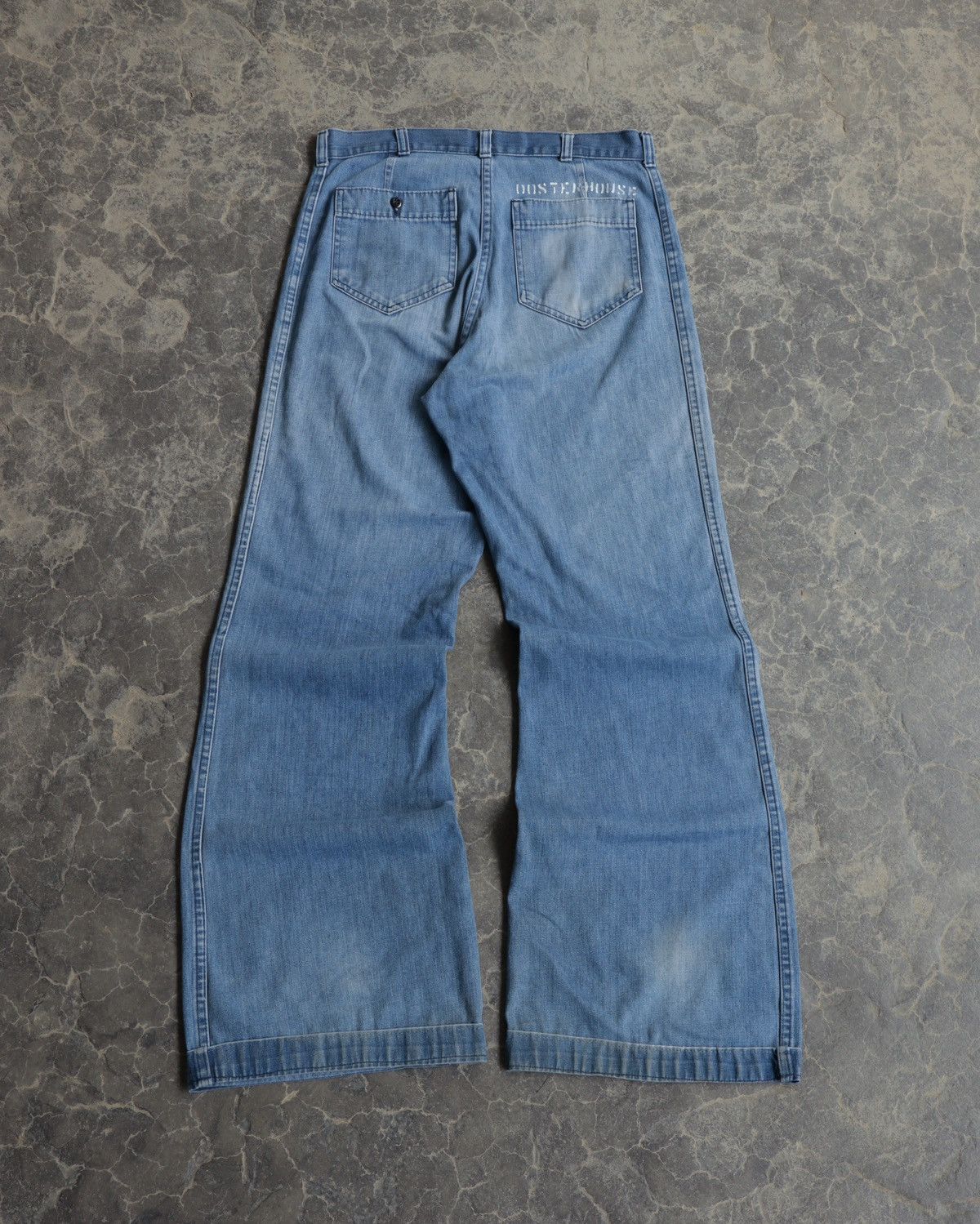 Vintage Vintage USN 70s True Americana Flare Sailor Light Pants Size US 32 / EU 48 - 4 Thumbnail