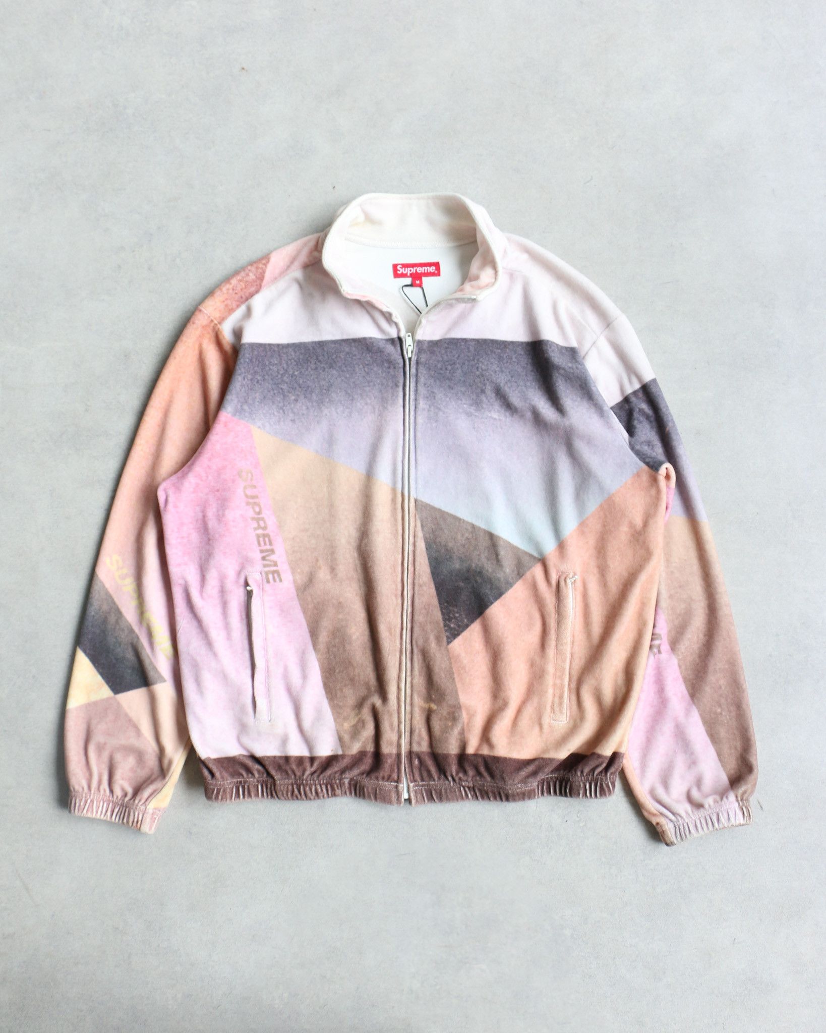 Nike × Supreme Supreme Nike Velour Track Jacket | Grailed