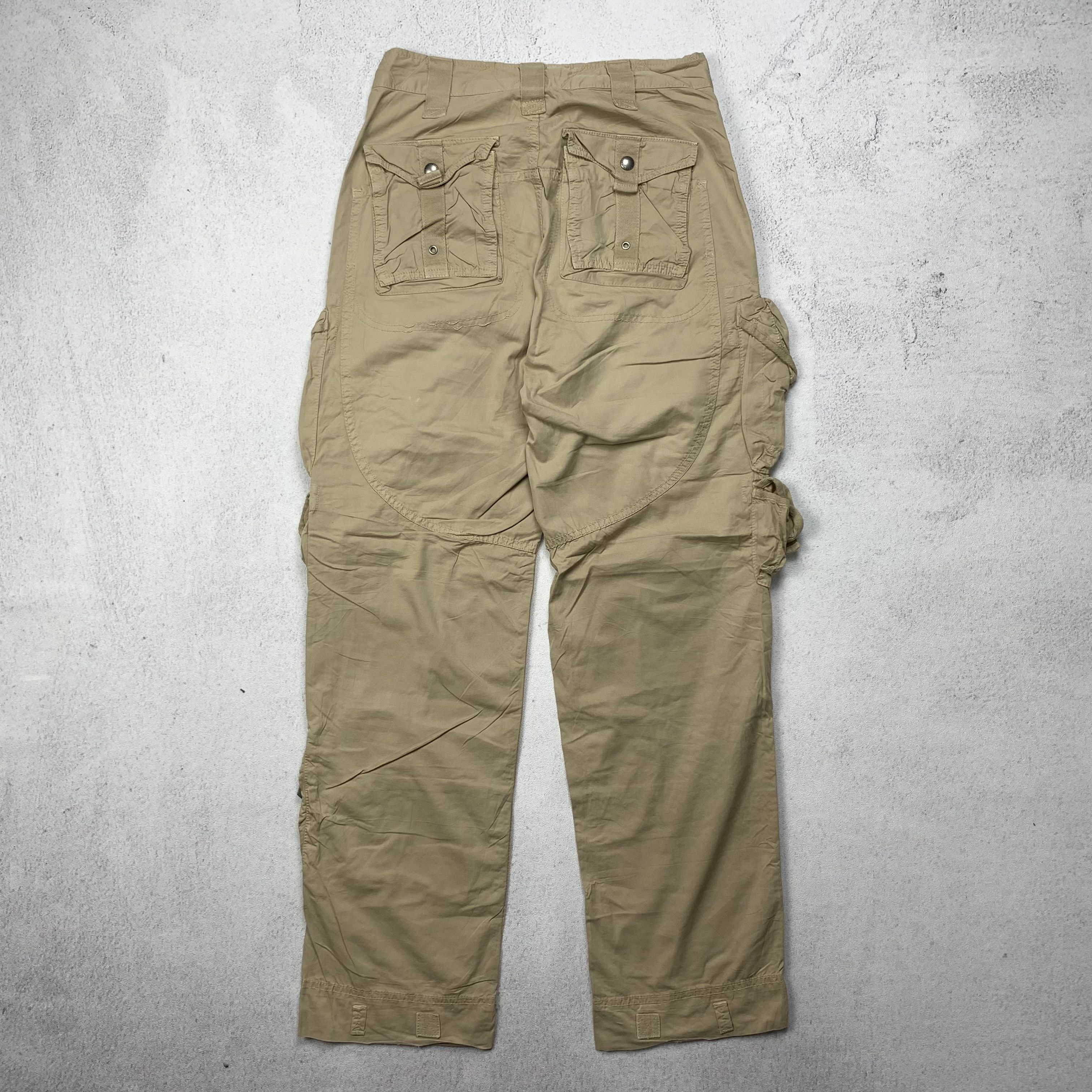 Polo Ralph Lauren Vintage Polo Ralph Lauren Multi Pocket 3D Cargo Pants Size US 30 / EU 46 - 9 Thumbnail