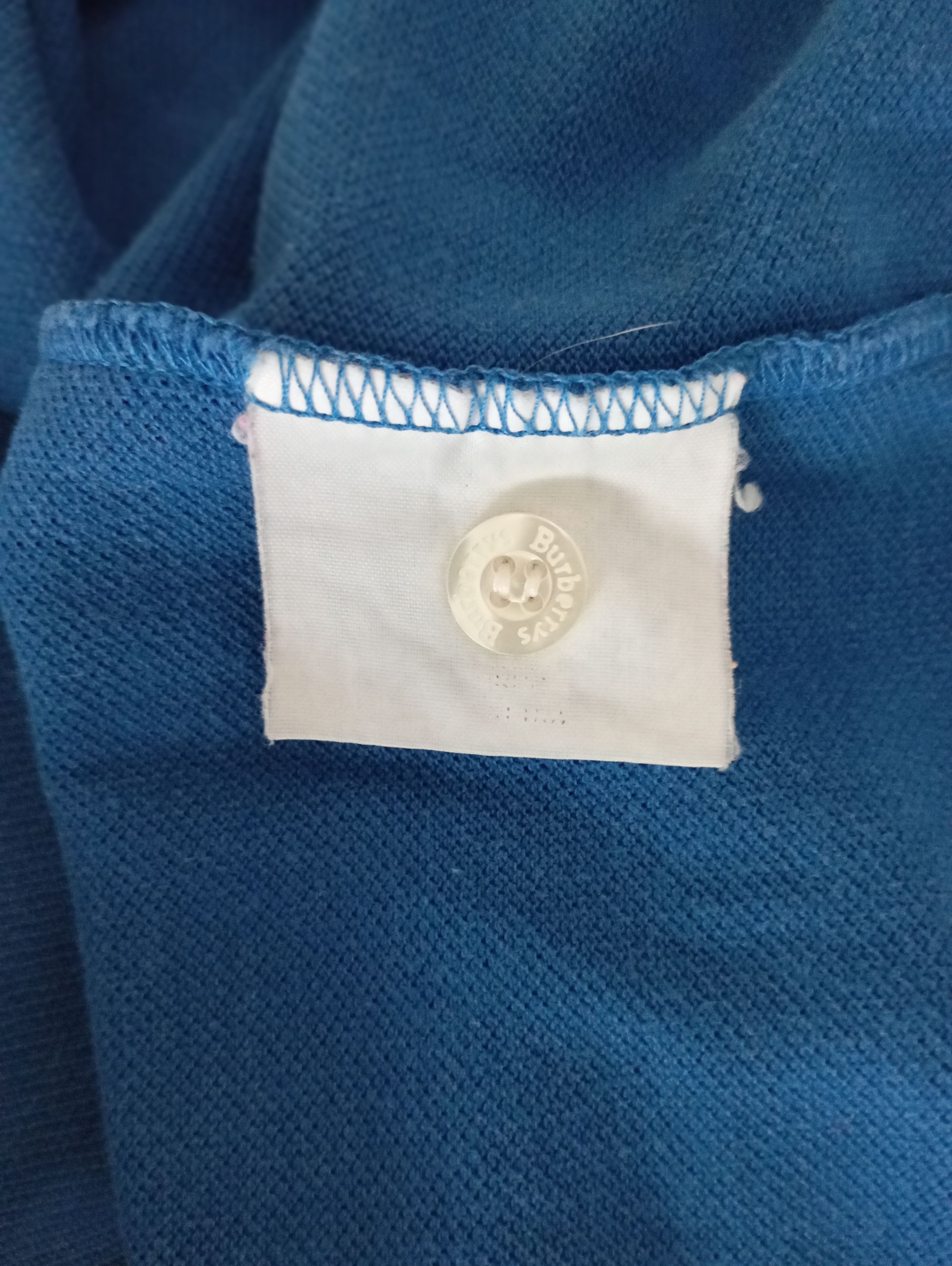 Burberry × Vintage Vintage Burberrys Small Logo Polo Tshirt Size US L / EU 52-54 / 3 - 7 Thumbnail