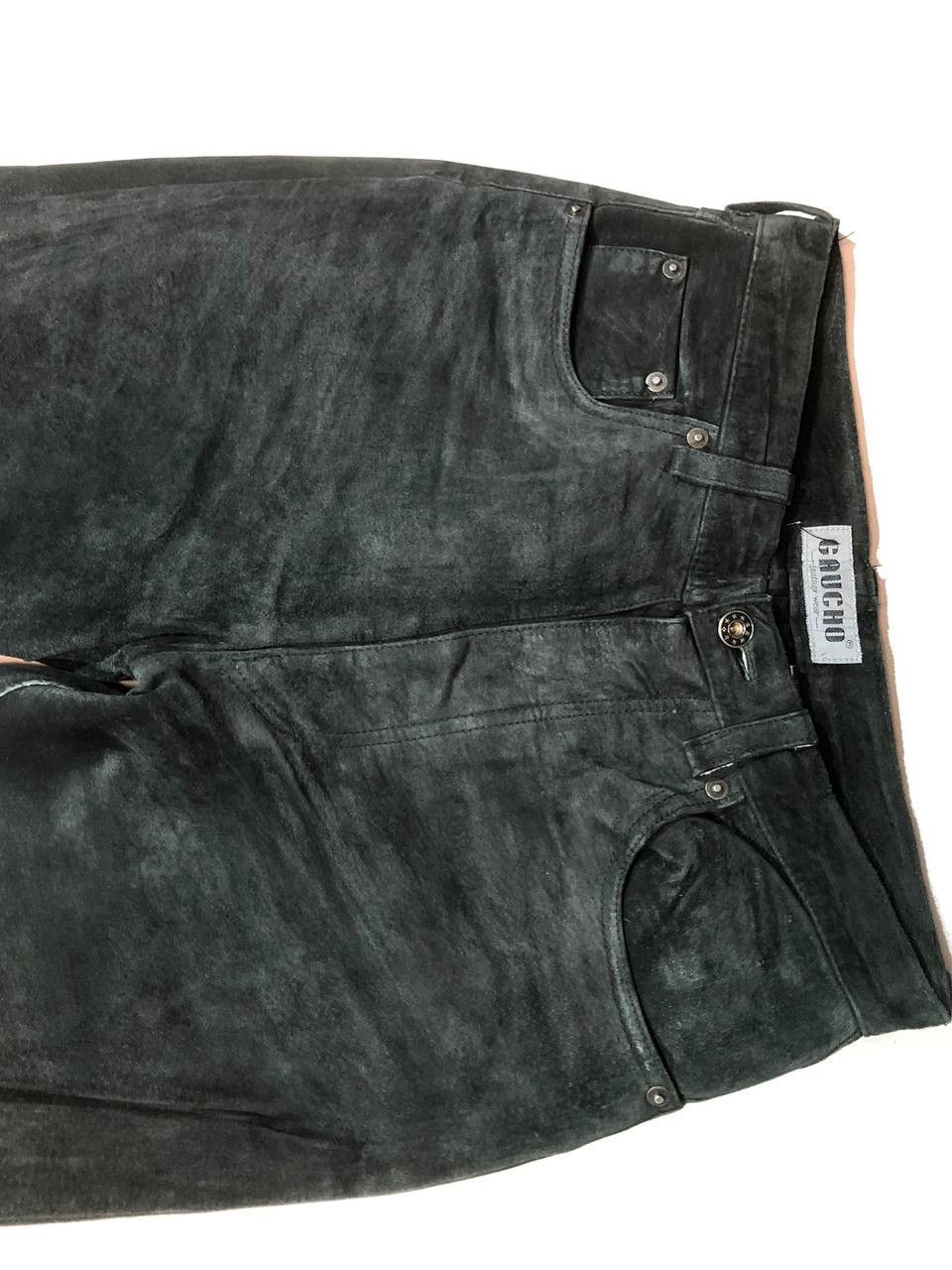 Vintage Gaucho Leather Moto Biker Pants Vintage Size US 30 / EU 46 - 10 Thumbnail